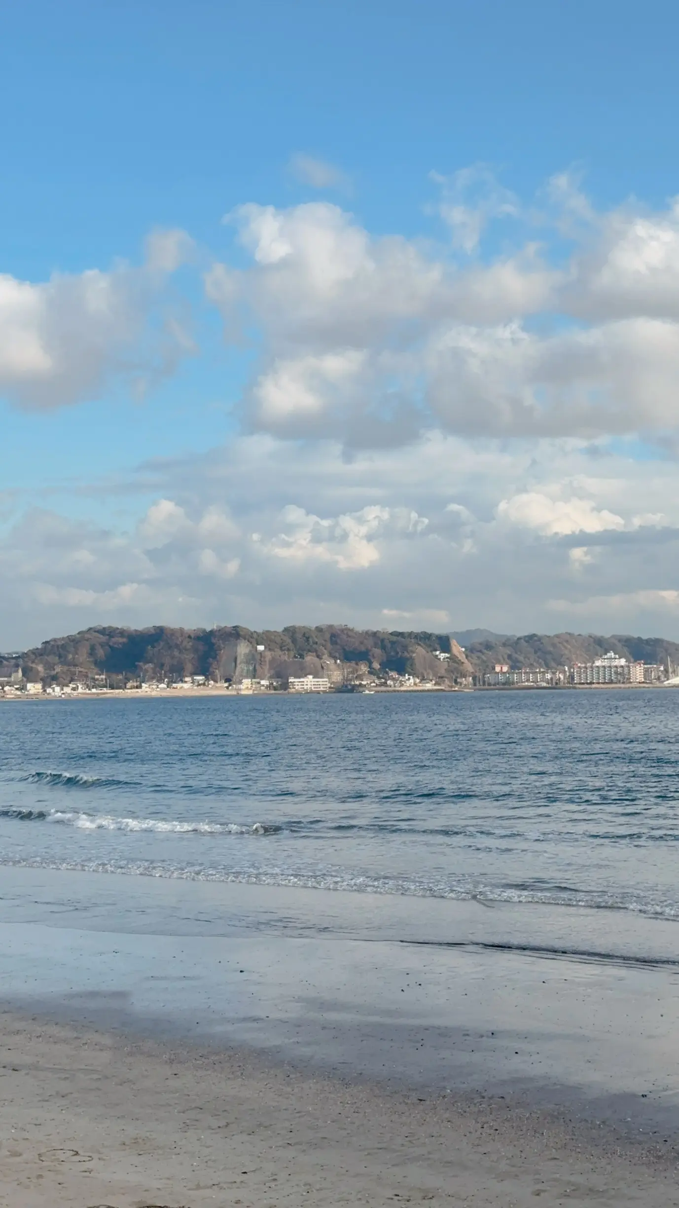 七里ヶ浜海岸沿い