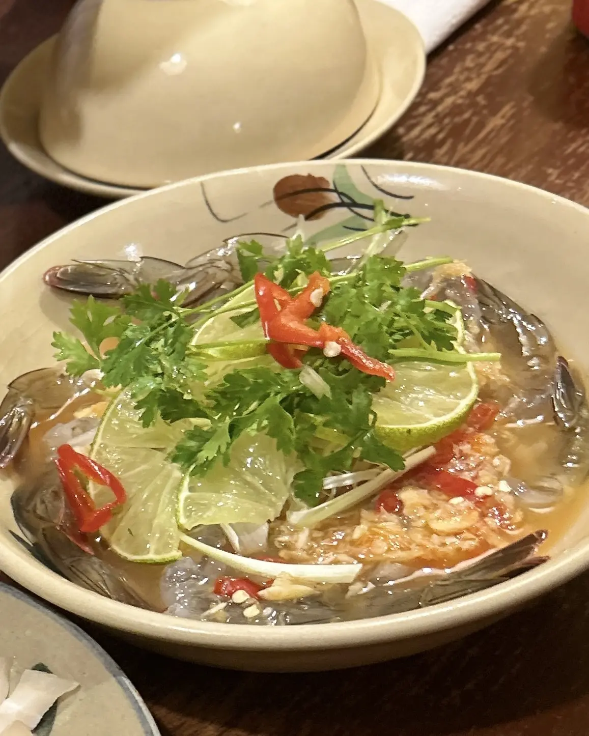 トム、ソン・ガム・マム「エビの生マリネ」