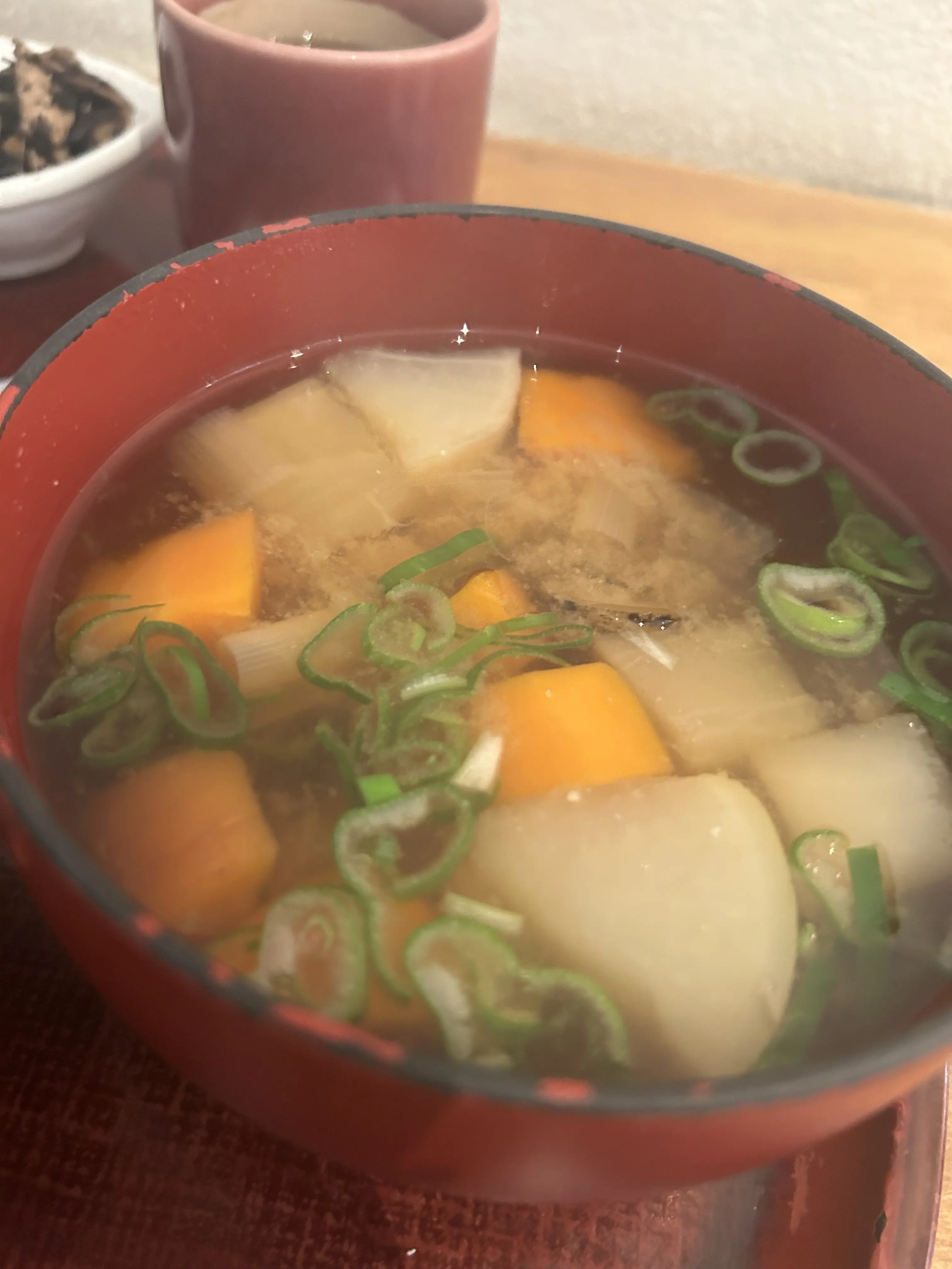 YUWAERU(結わえる)蔵前本店　腸活ランチ　寝かせ玄米　根菜味噌汁