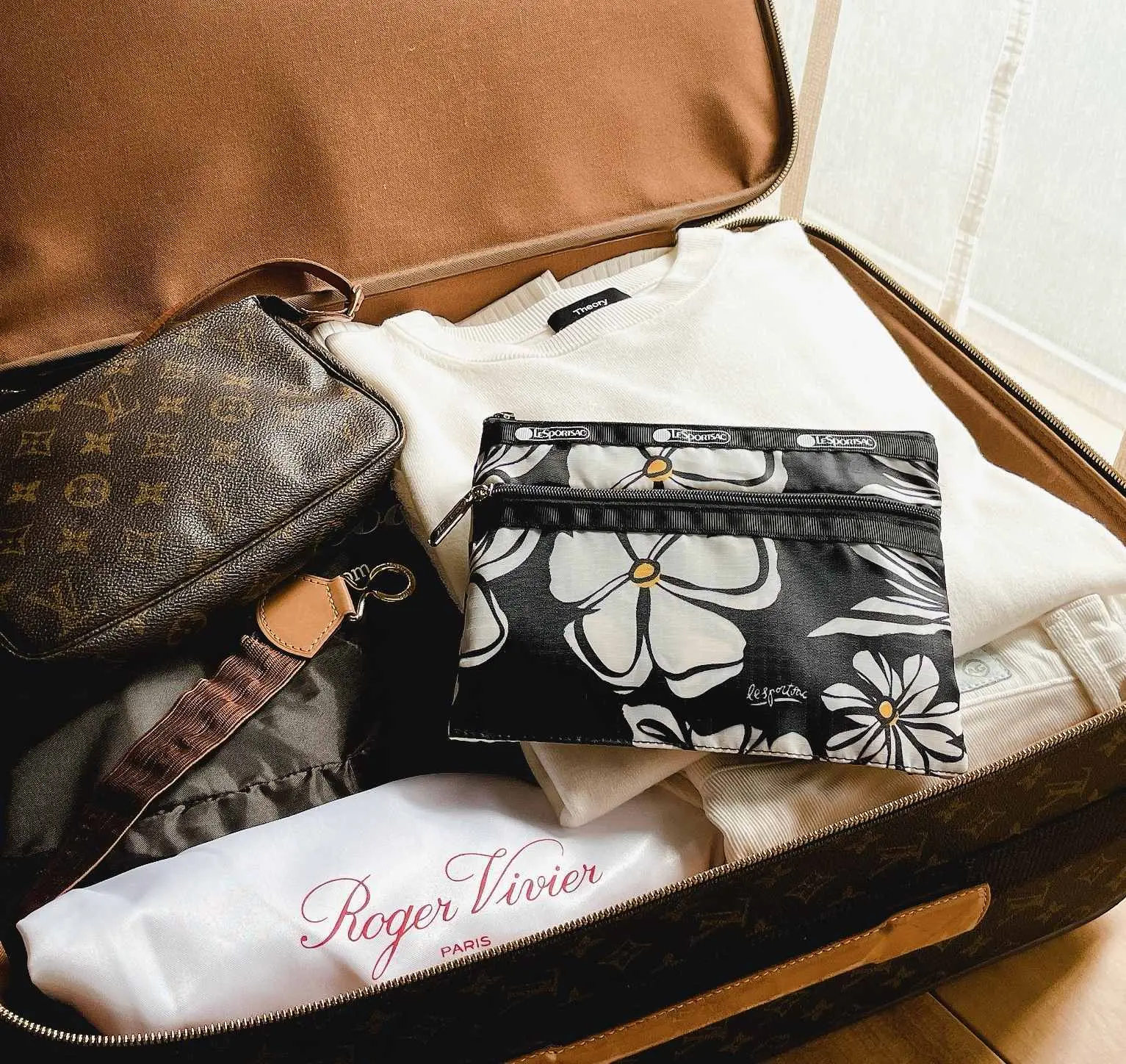 旅行に最適♪ eclat✖️LeSportsac コラボポーチ | 華組 岡部