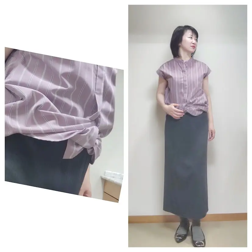 9月前半。アラフィフ秘書お仕事毎日服_1_4