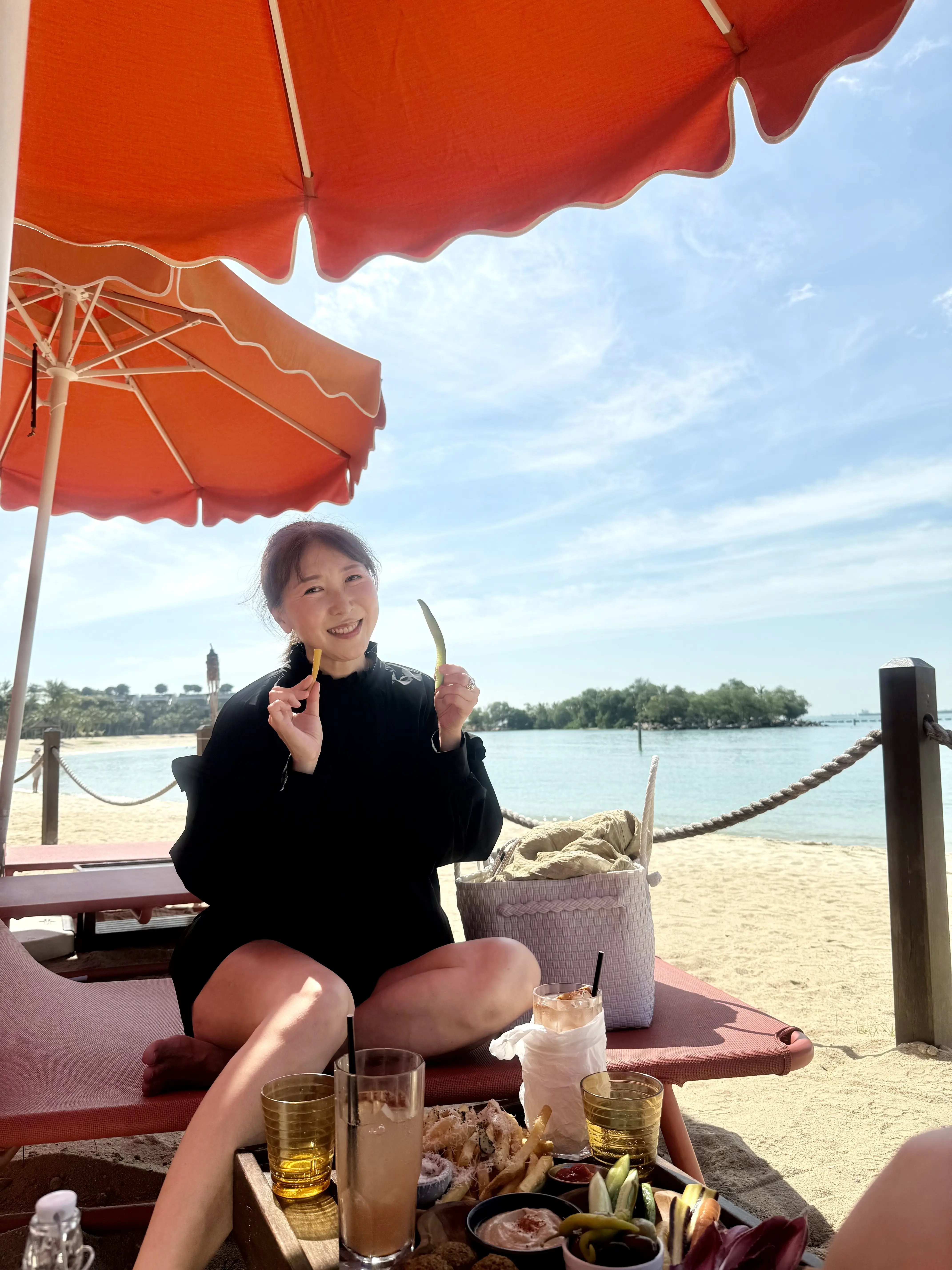 ラッシュガードコーデ