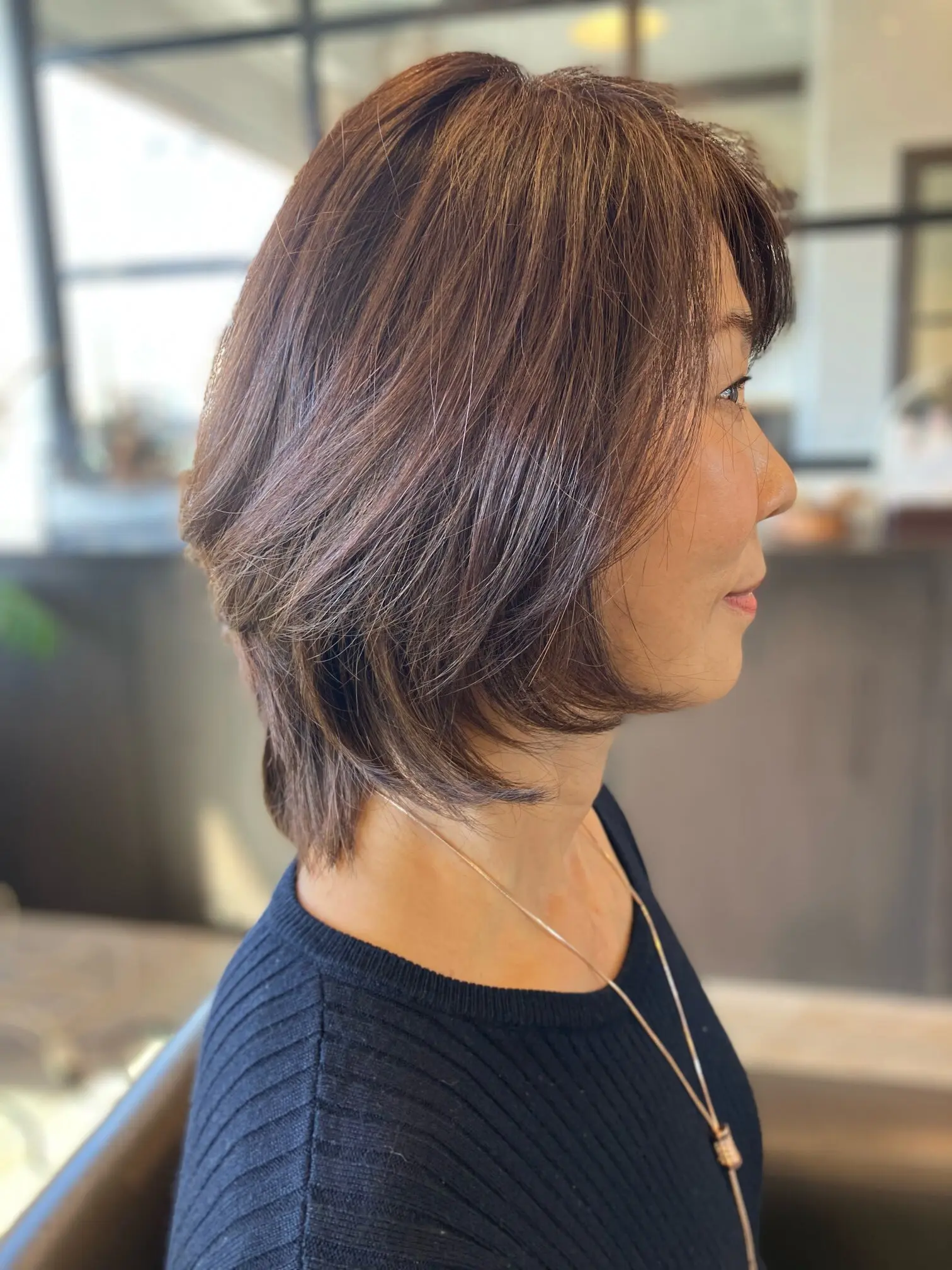 ショートボブ　ショート　レイヤーボブ　レイヤーヘア　ショートヘア
レイヤーボブ　ヘアカット　marr 
50代ヘアスタイル　アラフィフ　jマダム 