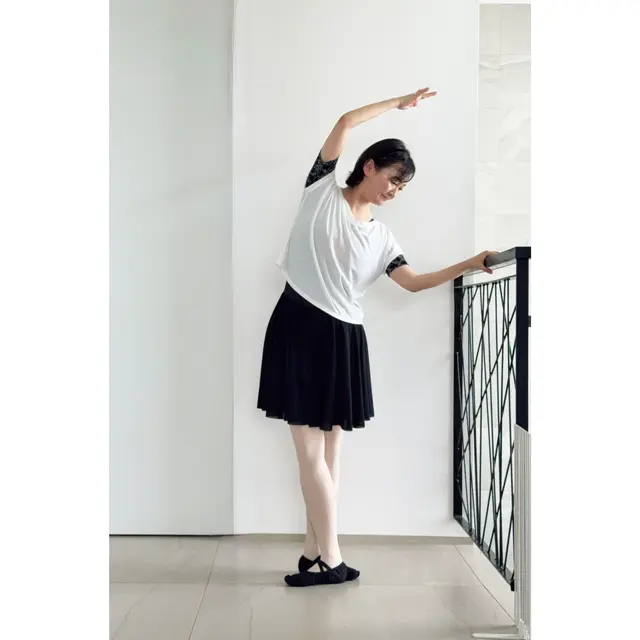 今年2月にバレエ教室デビュー。 体は硬いけれど楽しい! ( sallyさん )