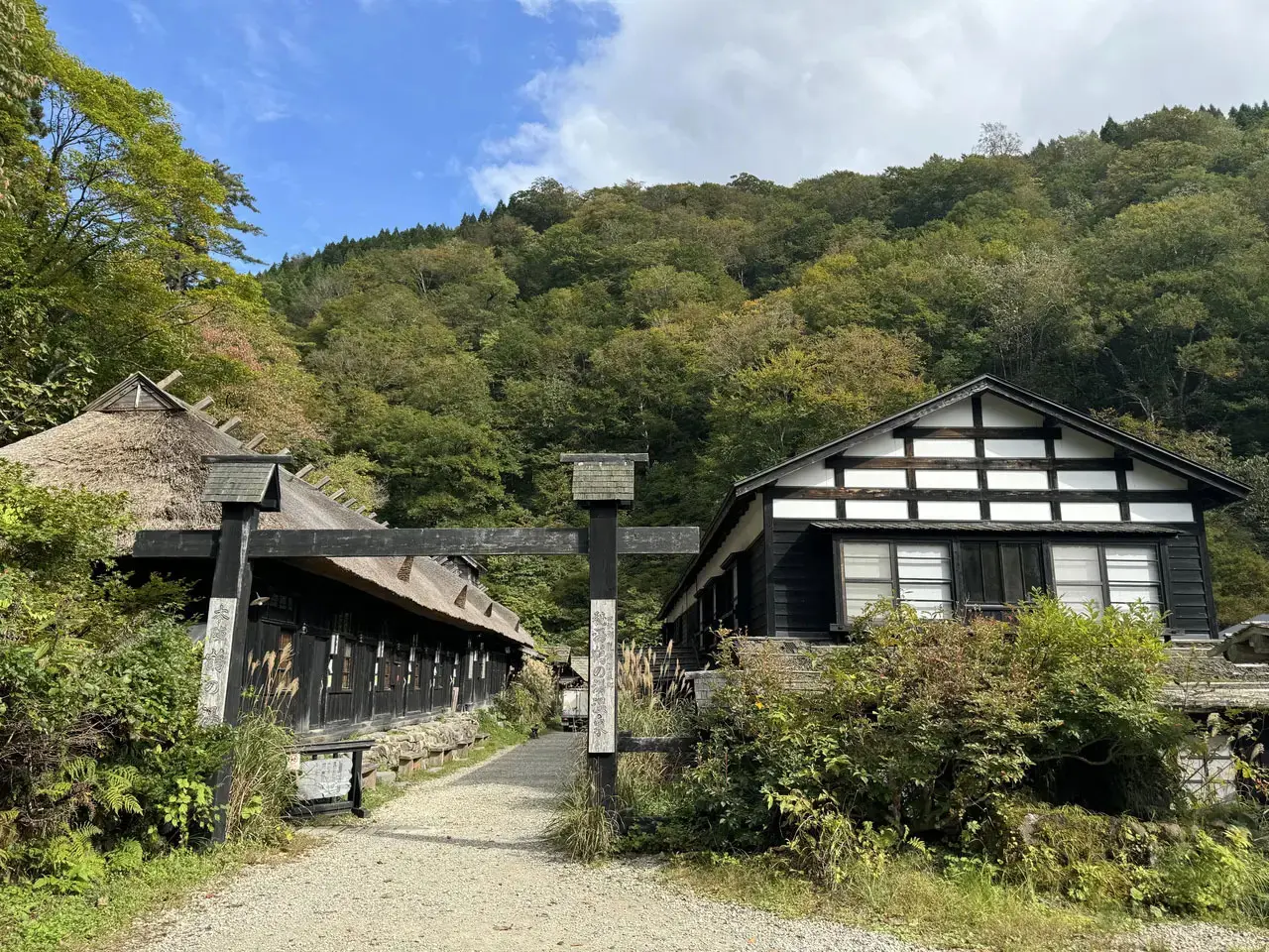 秋田の秘湯 鶴の湯温泉の外観