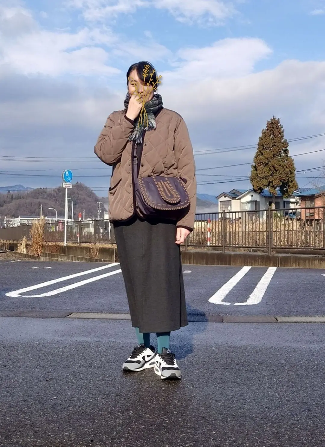 わらび餅とチョコレートを買いに行った日のコーデ