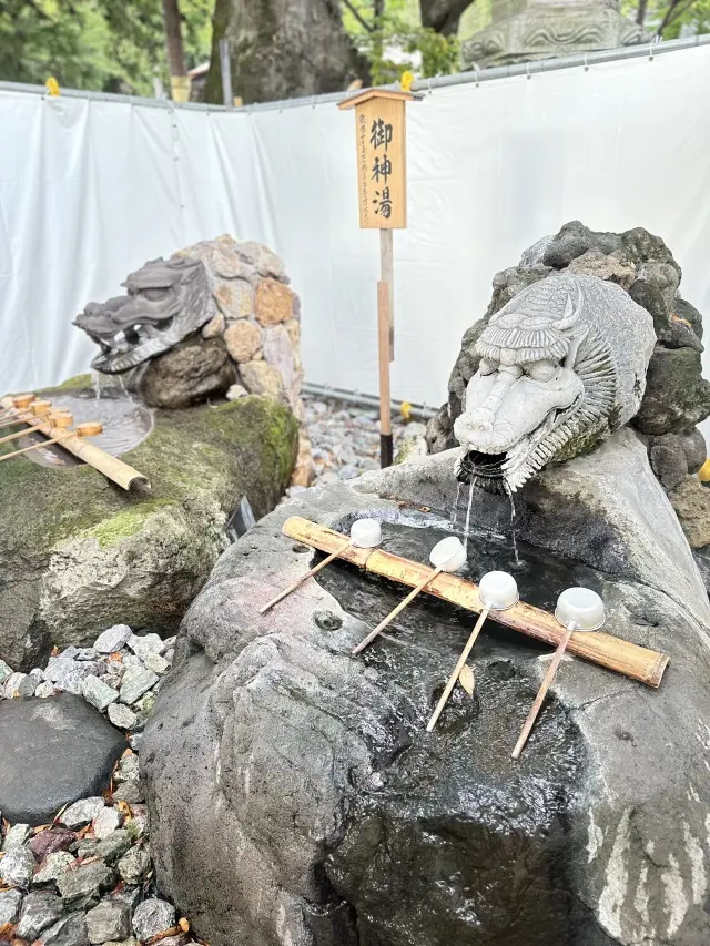 ブラウンＶネックラメカーディガンで、長野県諏訪大社・下社秋宮へ_1_2