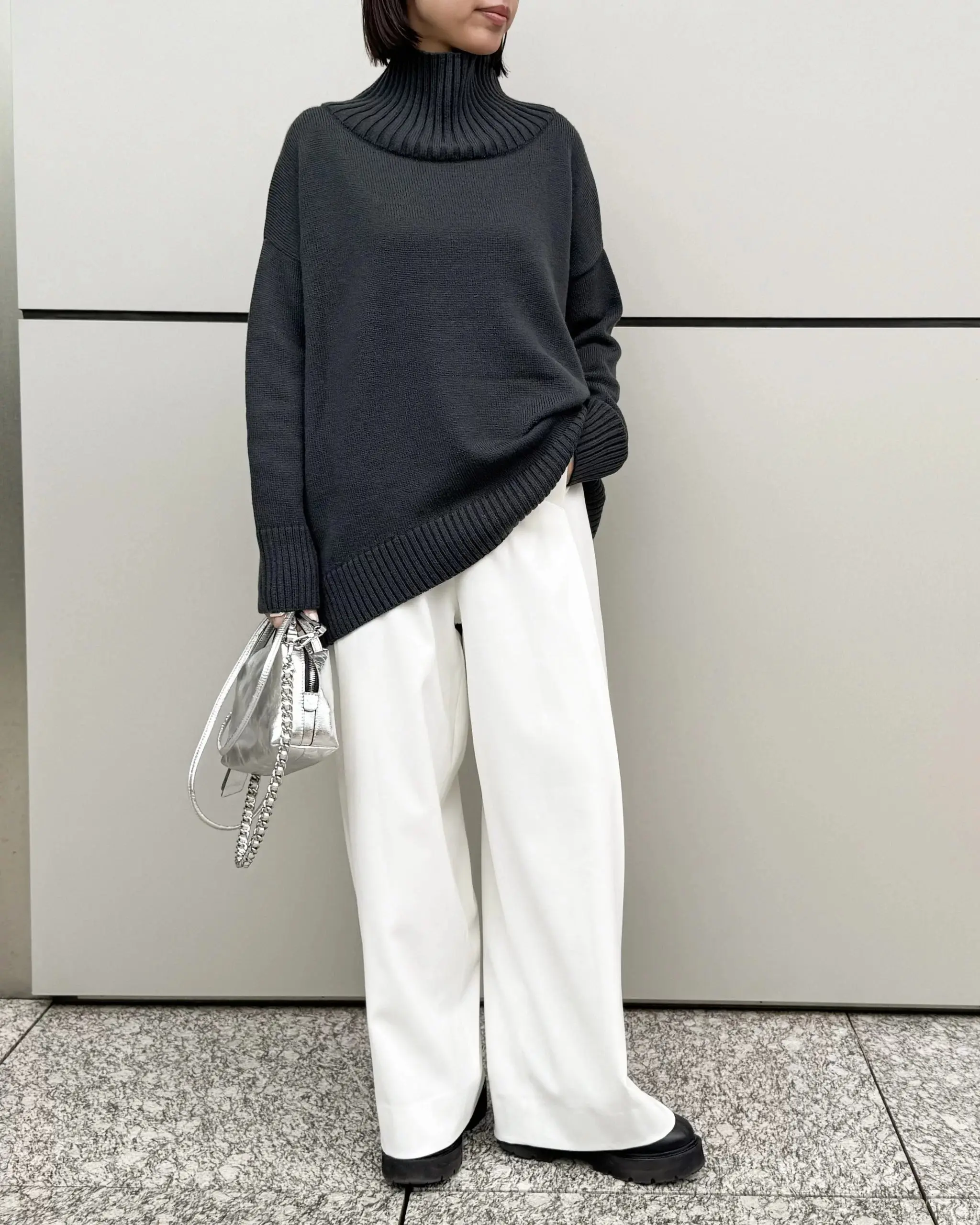 《50代 冬ニット》E by eclatの名品「ボトルネックニット」を徹底解説！_1_6