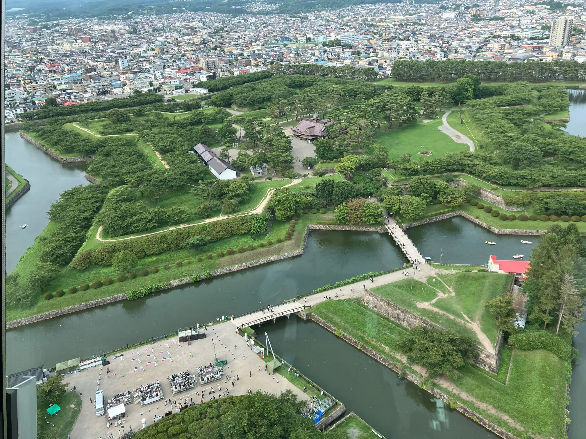 函館　コナン　jマダム  五稜郭　北海道旅行　摩周丸　ラッキーピエロ　函館ラーメン　ユニクロエアリズムワンピース ワンピース コーデ　函館観光