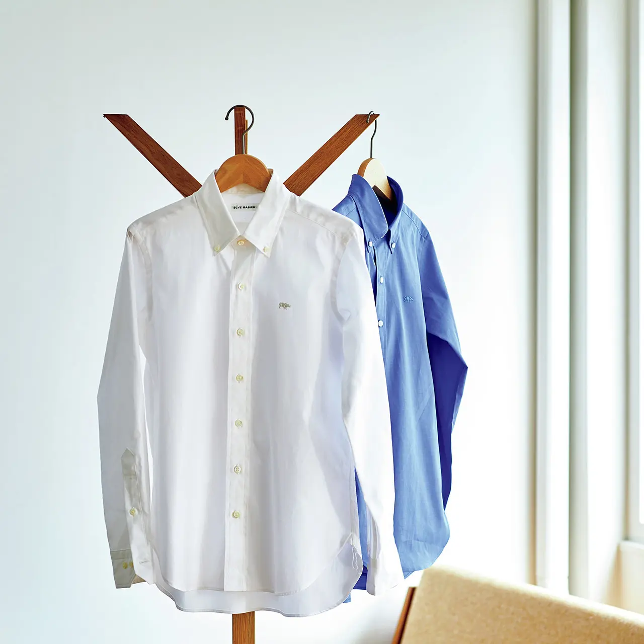 Scye デザインシャツ 日本製シャツ/ブラウス(長袖/七分) - シャツ