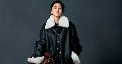 ■LOEWE(ロエベ) シアリングトリミングファージャケット 福田亜矢子の2024年本命コート】「ロエベ」のシアリング