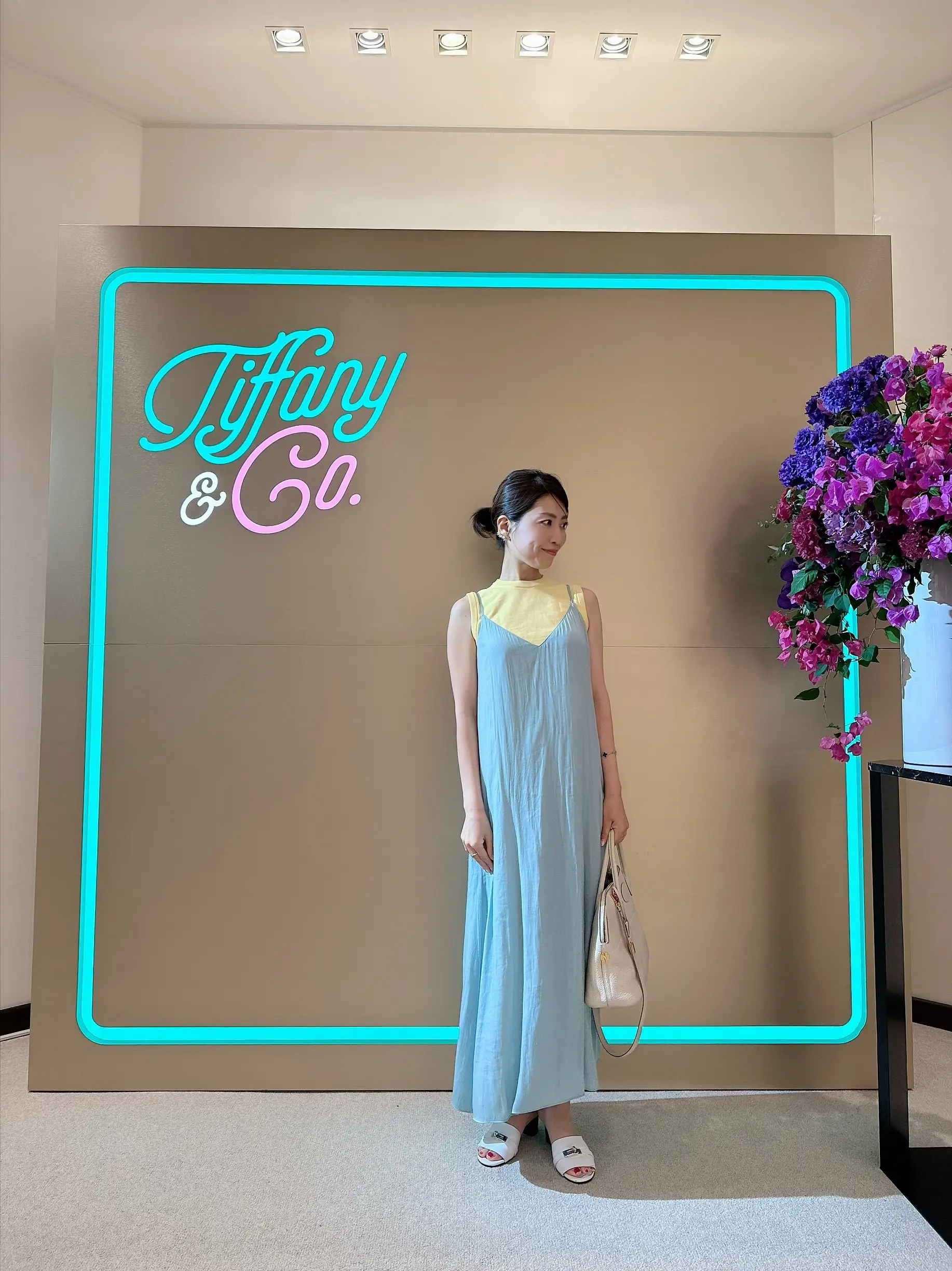 Tiffany ジュエリー展示会　コーデはカラーONカラーで_1_1
