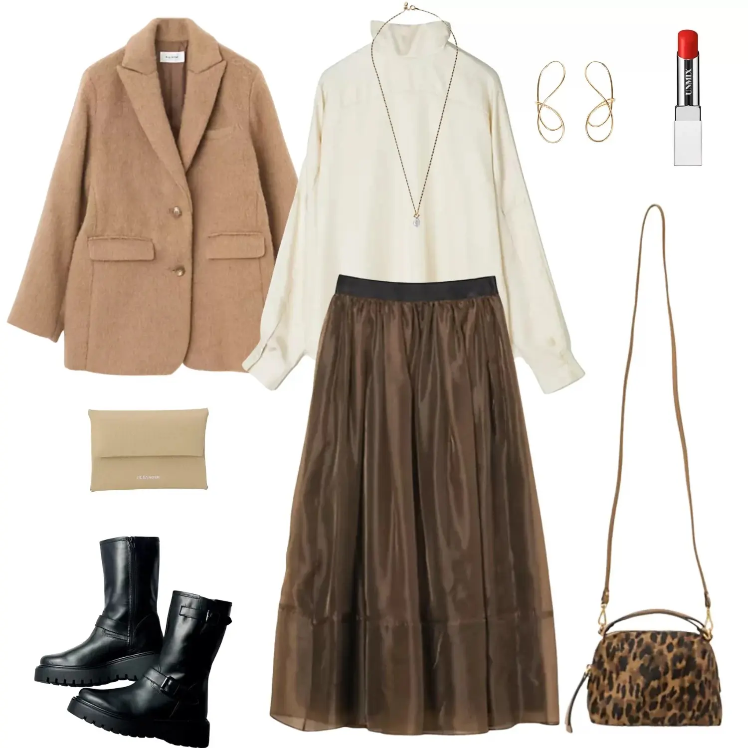 【50代 週末コーデ】キャメルカラーで華やかに彩る、軽やかコートスタイル＃Jマダムのおしゃれ_1_1