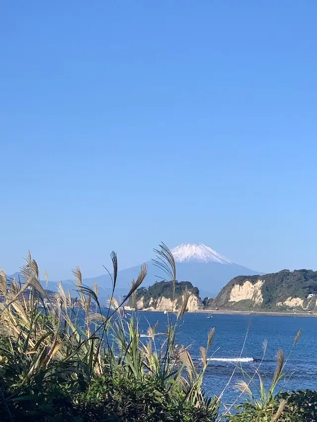 秋の海　湘南　富士山　富士山と海　デュアルライフ　jマダムの暮らし