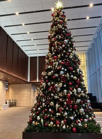 丸の内トラストタワーのクリスマスツリー