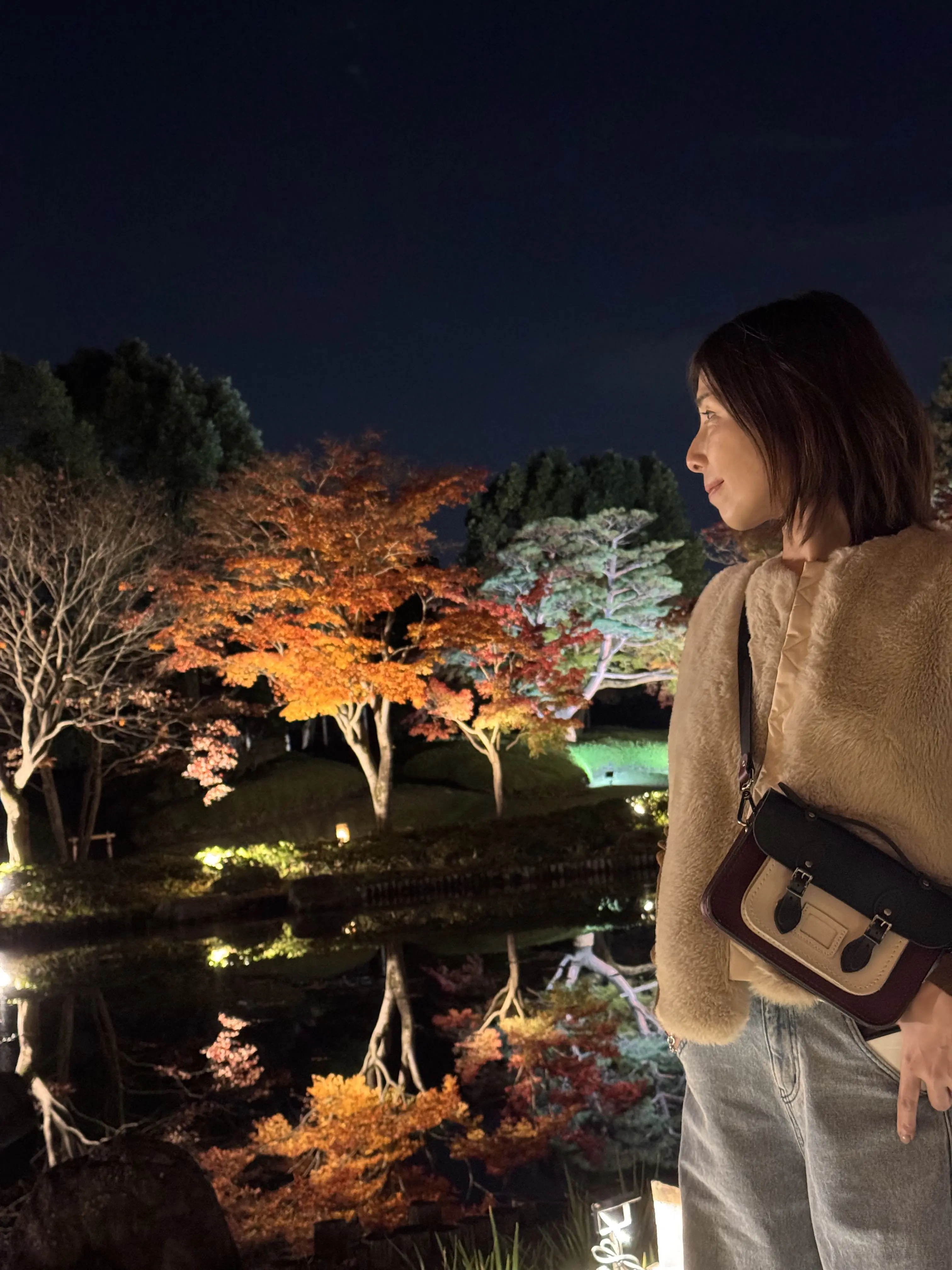 秋の夜散歩は最高に美しい景色でした。_1_3