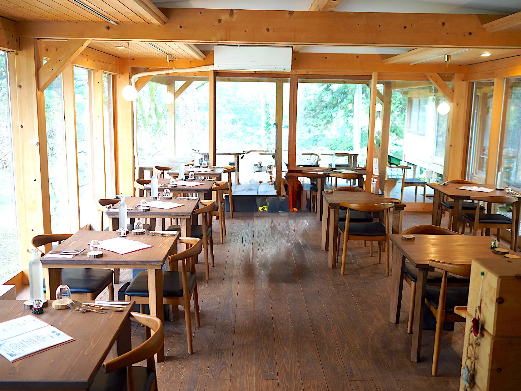 ランチコーデにH&amp;Mボウタイブラウス♡ 奥三河の森の絶景レストランへ_1_4