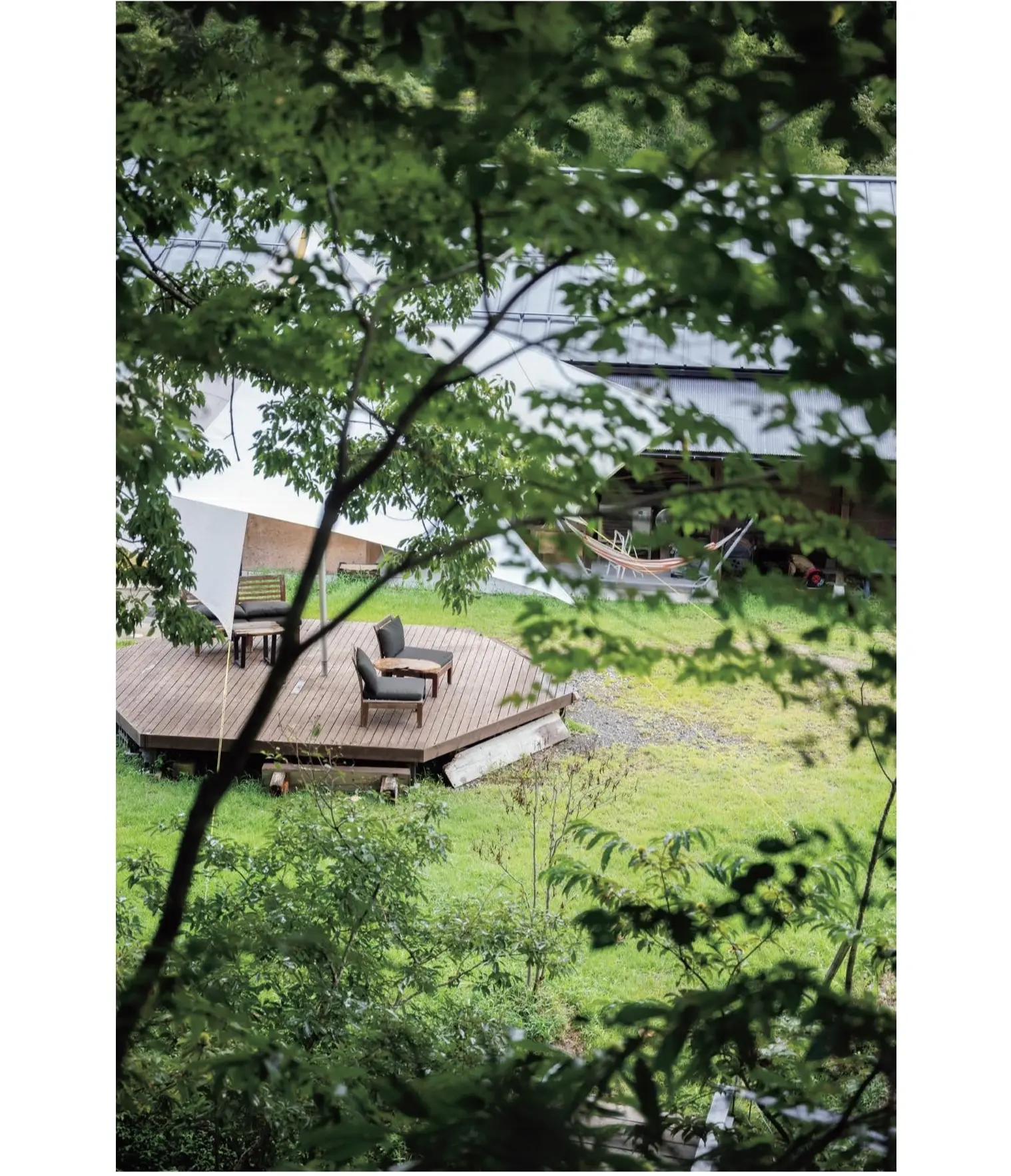 50代　ひとり旅　丹後　森のカフェで丹後のオーガニック食材と自然を体感 宮津湾と古き町並みを散策するのに最適 キコリ谷TERRACE