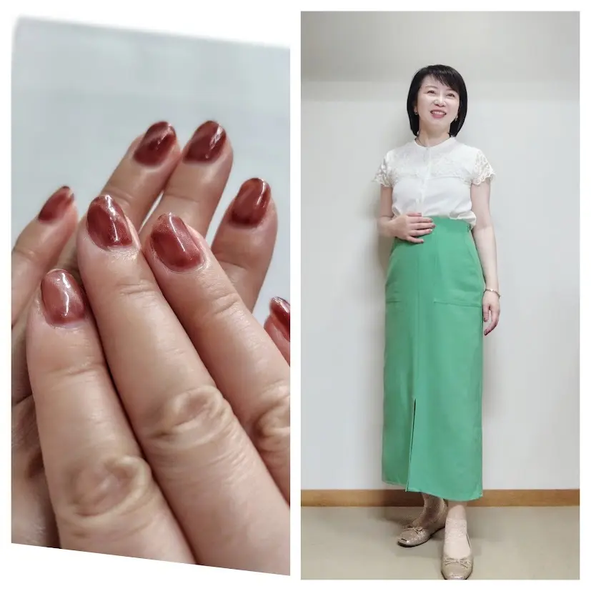 8月前半。アラフィフ秘書お仕事毎日服_1_5