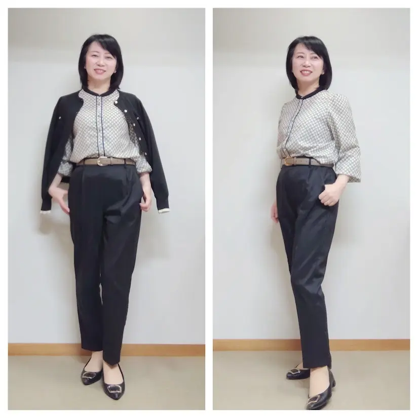 10月下旬 アラフィフ秘書お仕事毎日服_1_3