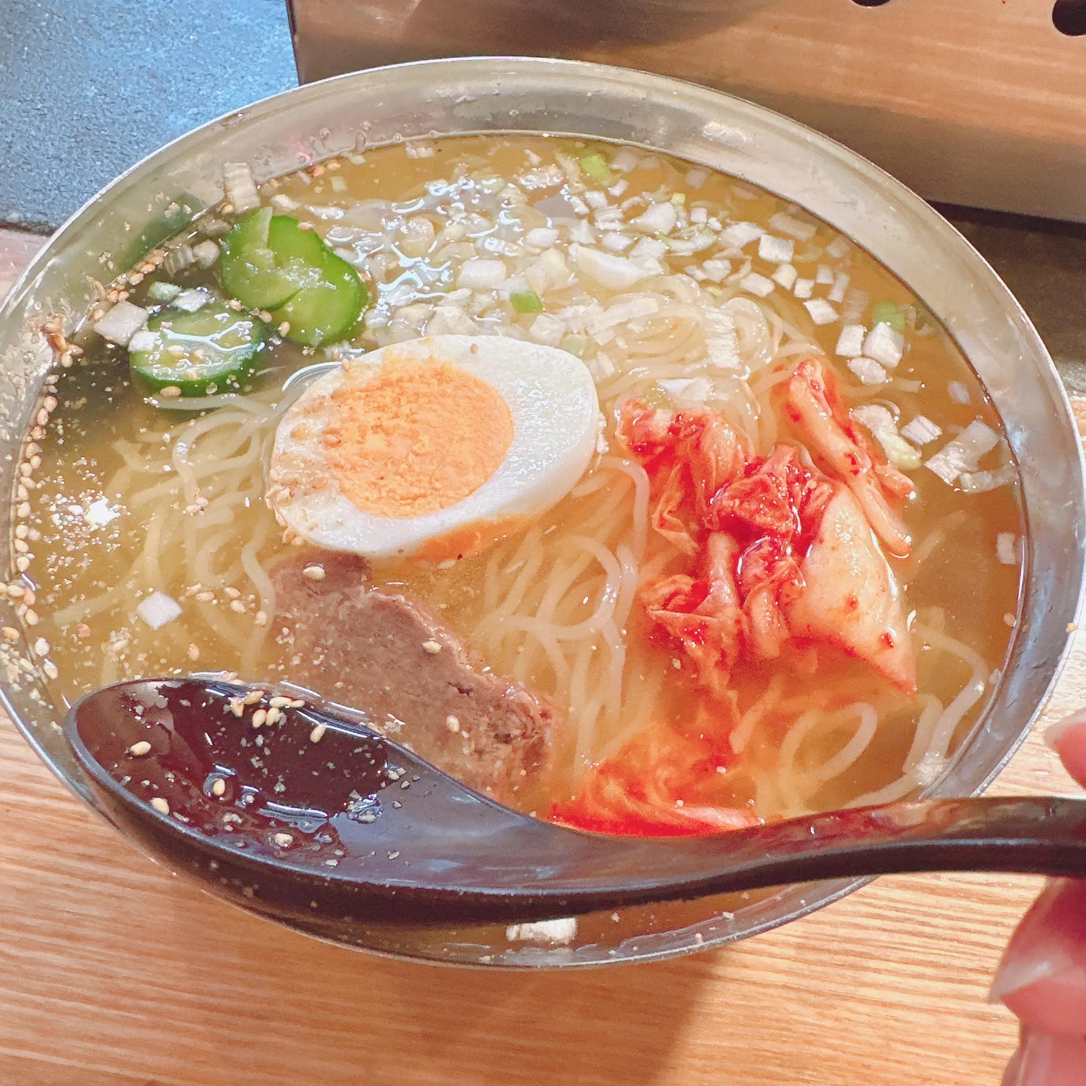 人形町の焼肉屋の冷麺