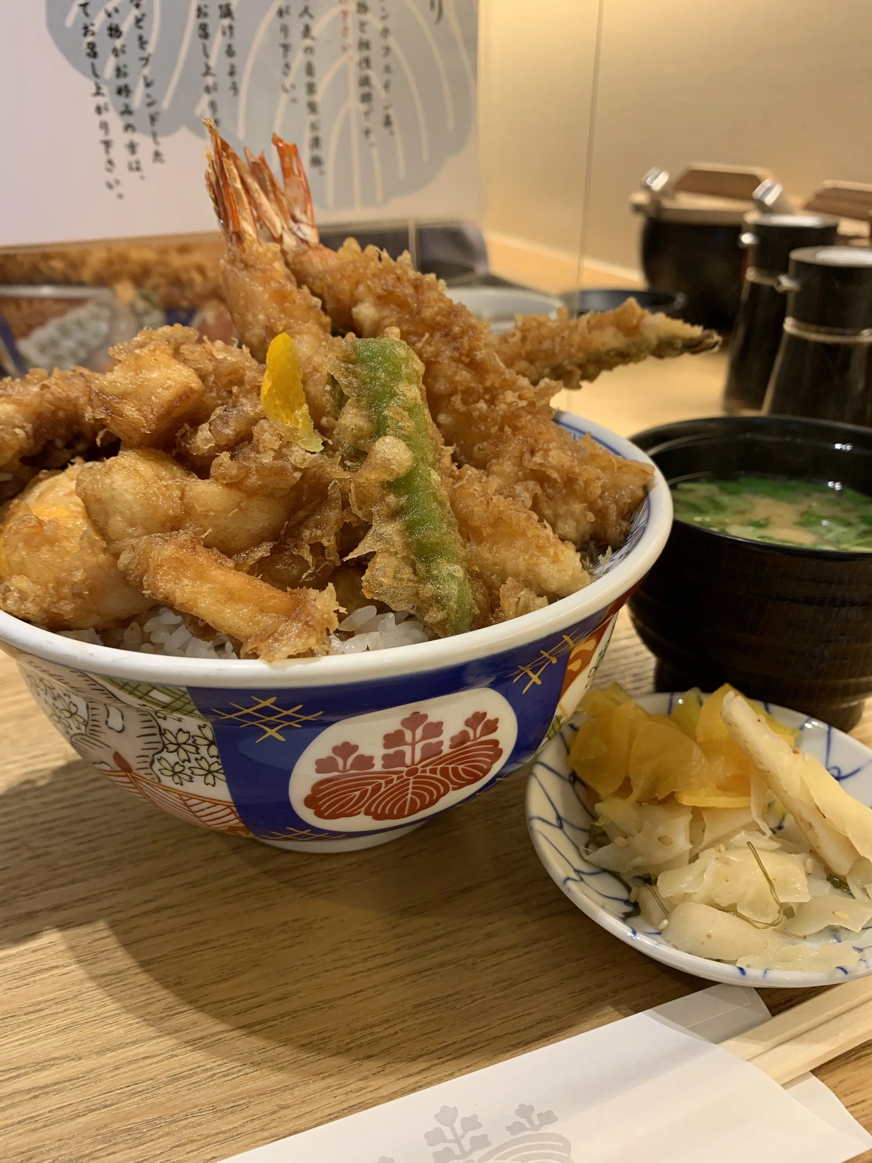 本店限定の江戸前天丼 特上