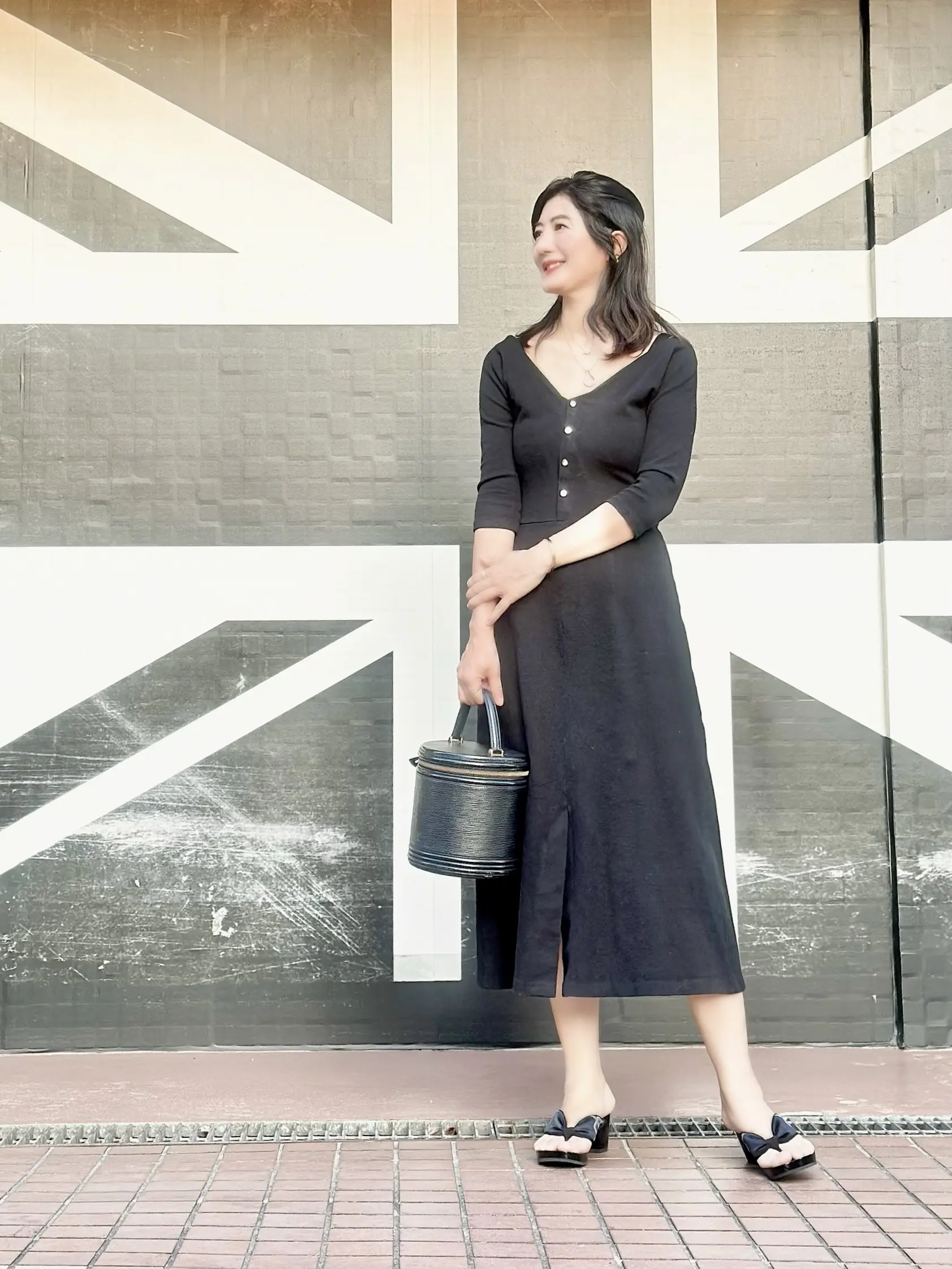 ロンハーマンのブラックワンピースと癒しの Tea time_1_5