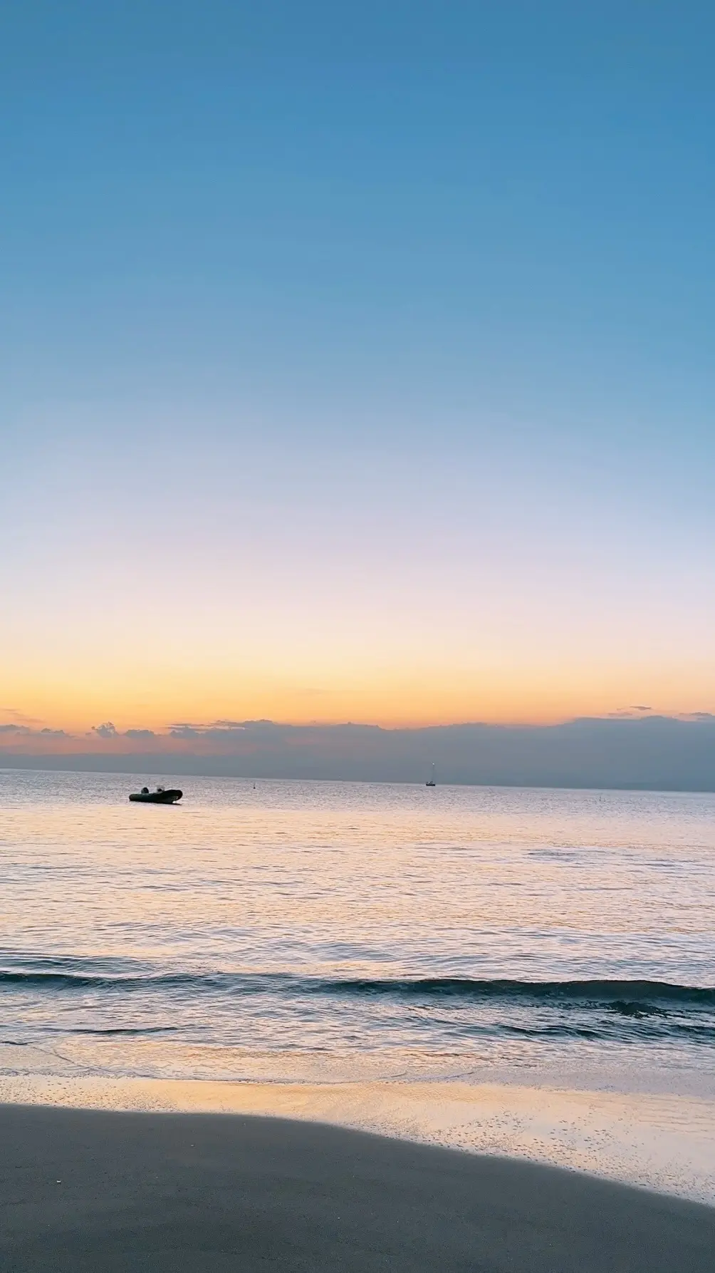 葉山の夕日