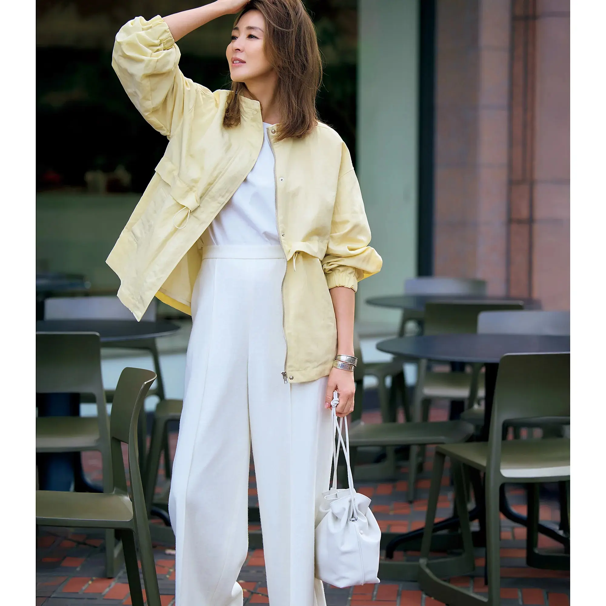 早春のお出かけをさりげなく華やかに！「E by éclat」軽やかアウター&amp;大人チュール_1_3