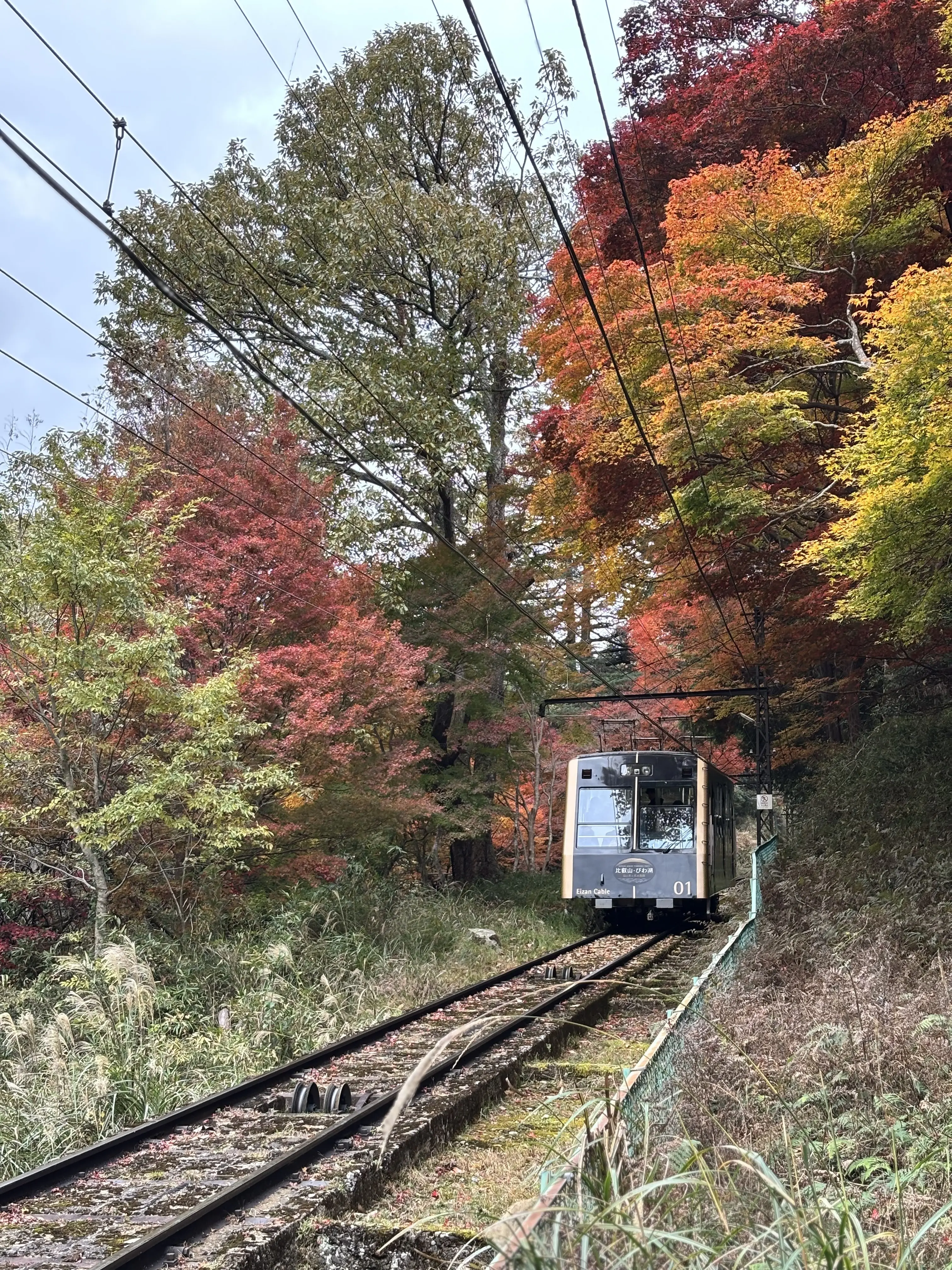 京都　八瀬　叡山ケーブル