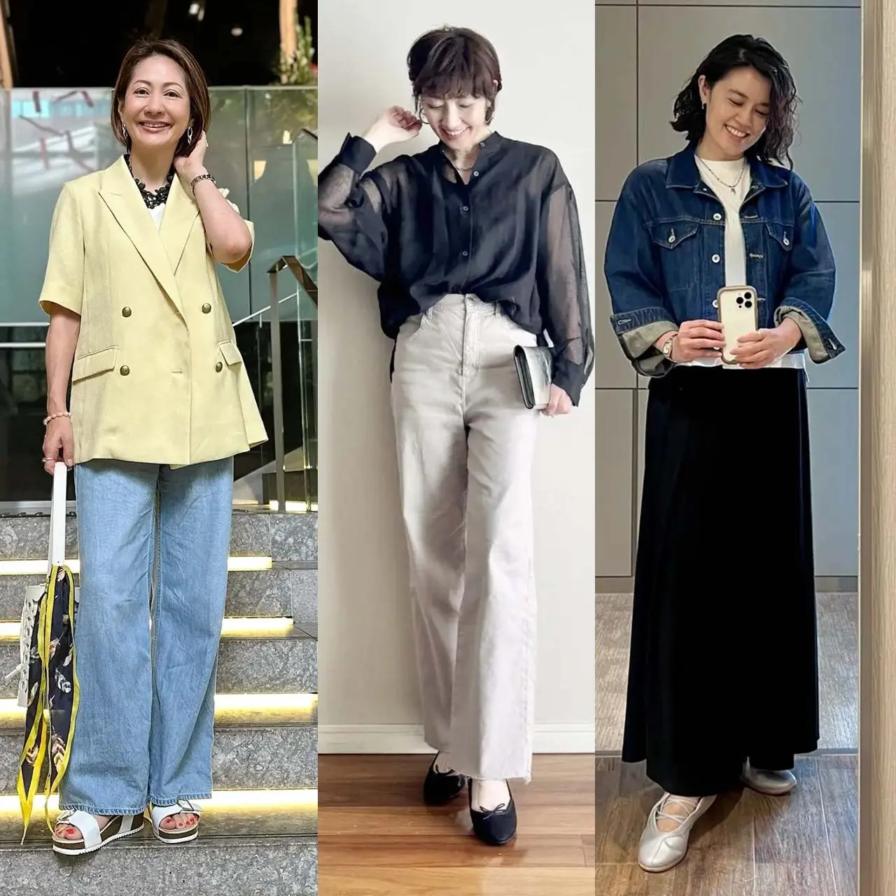 秋を先取りイージーカジュアル ロイヤルブルー薄手柔らかニット