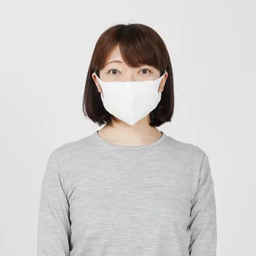 suadeo 【MADE IN JAPAN 佐藤繊維】洗える抗菌和紙ニットマスク ￥2,700+税