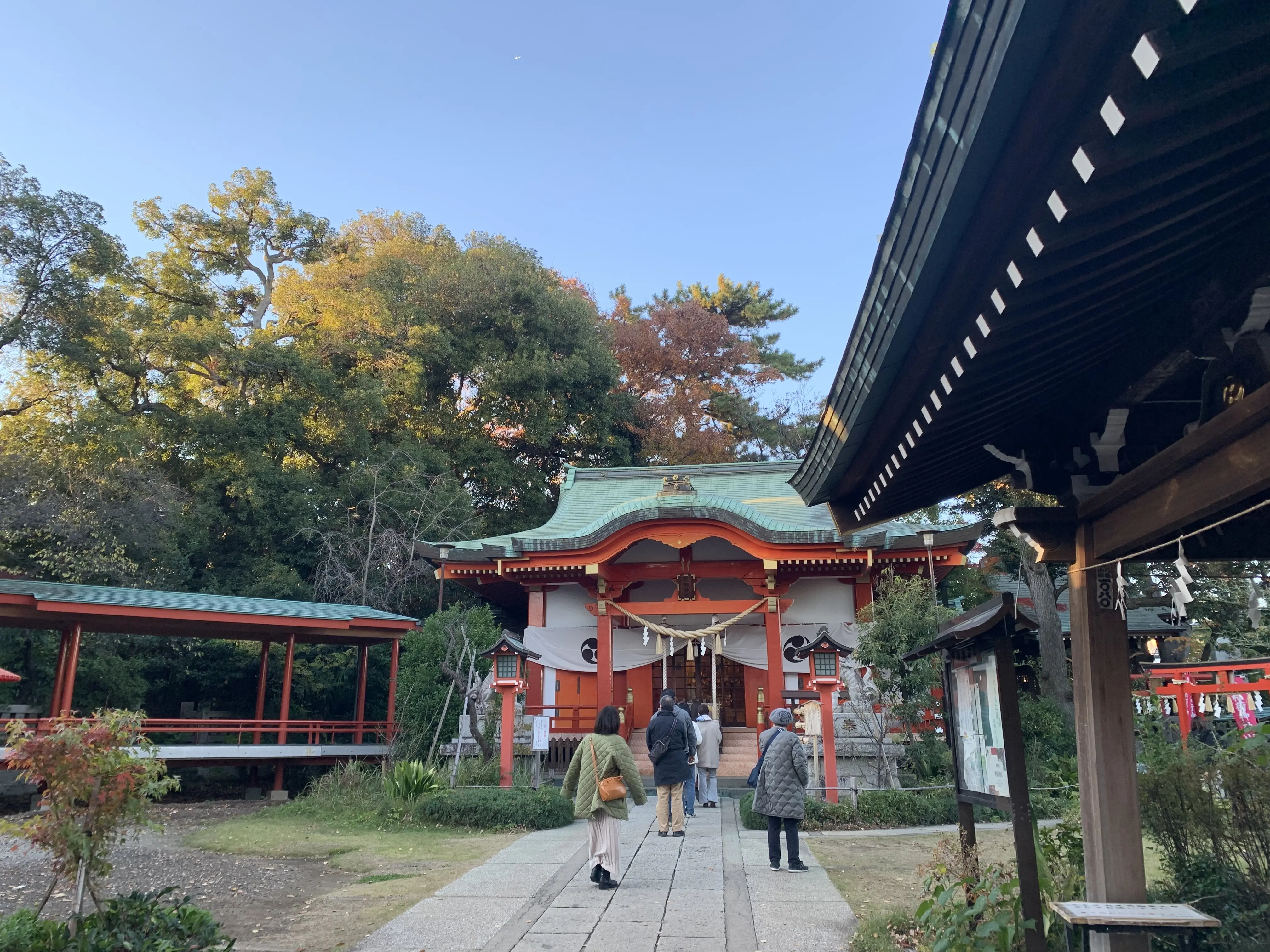 熊野神社の境内