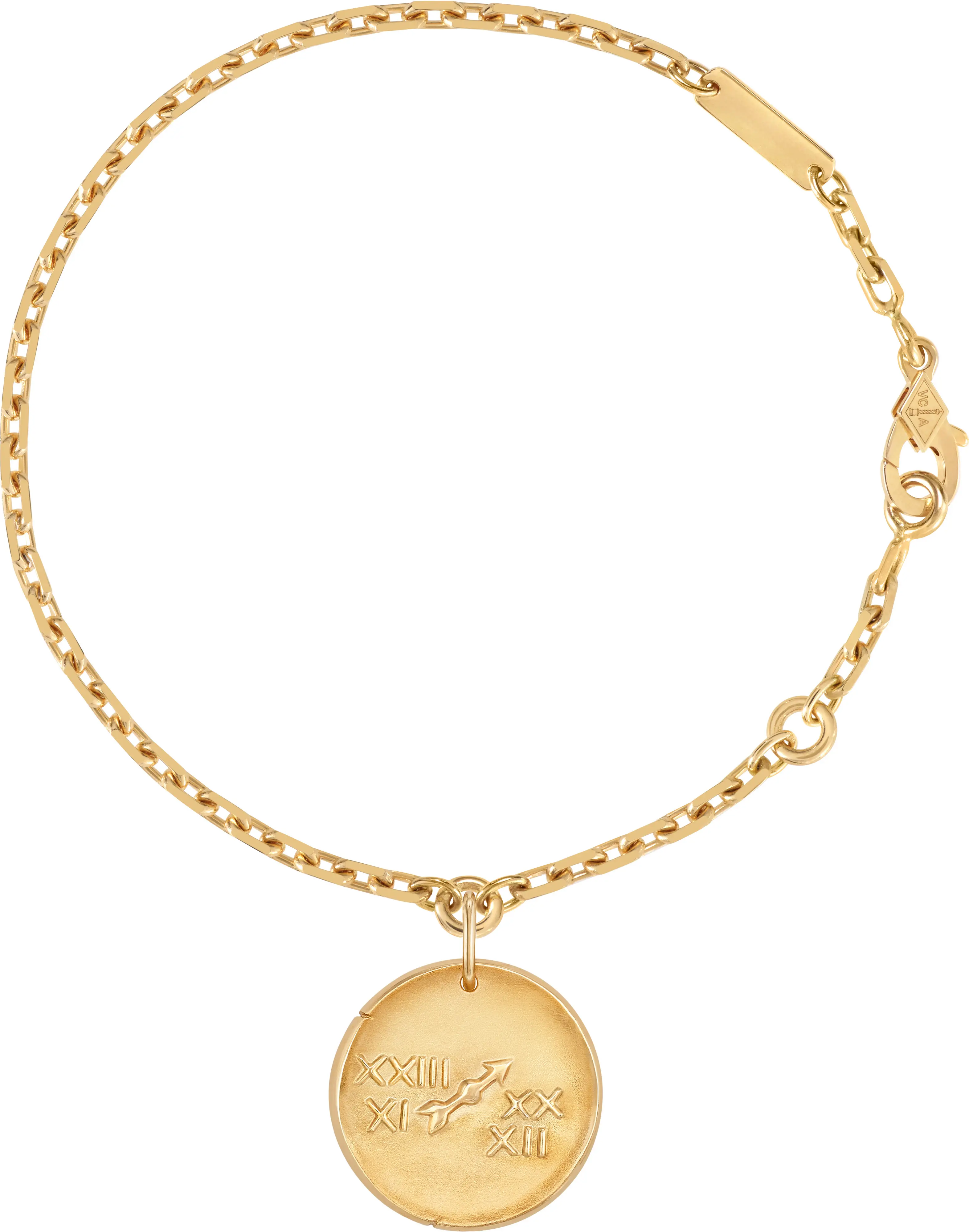 「ゾディアック ブレスレット(射手座)」（裏）