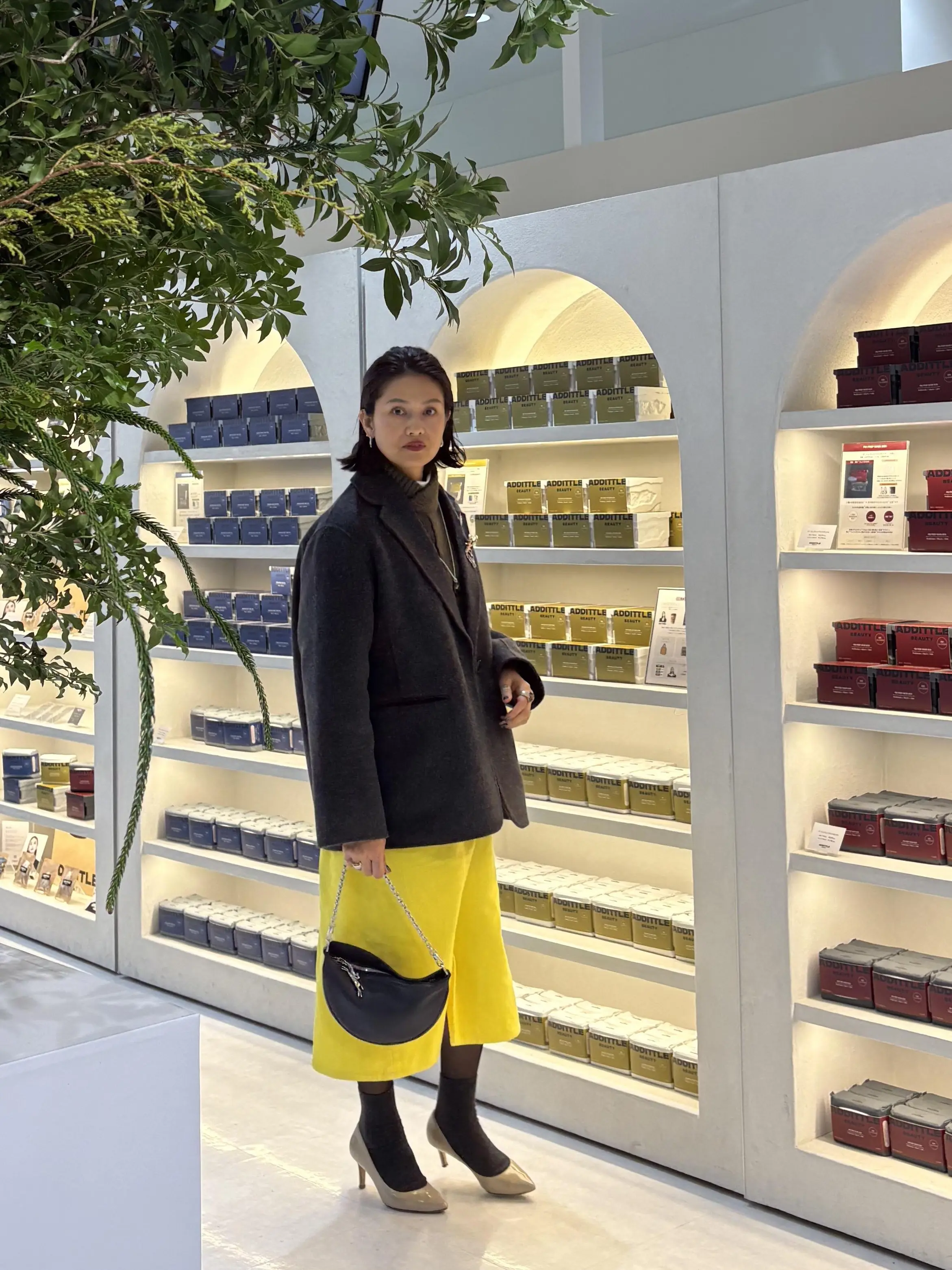 コーデュロイ　カラースカート　no.b