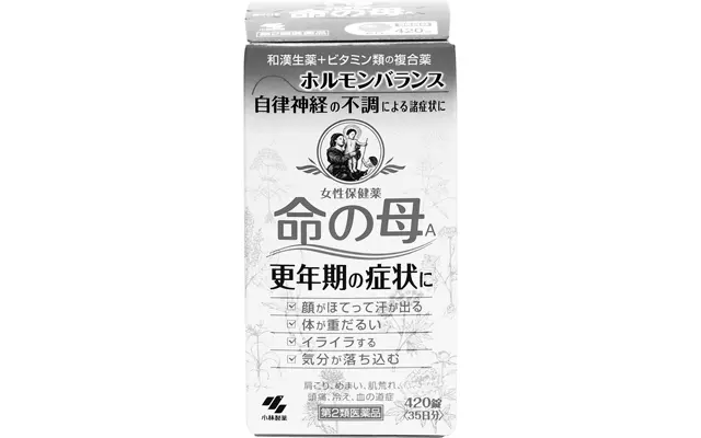 13種類の生薬とビタミン、カルシウムを配合。命の母 420錠入り〈第2類医薬品〉 ￥2,860／小林製薬