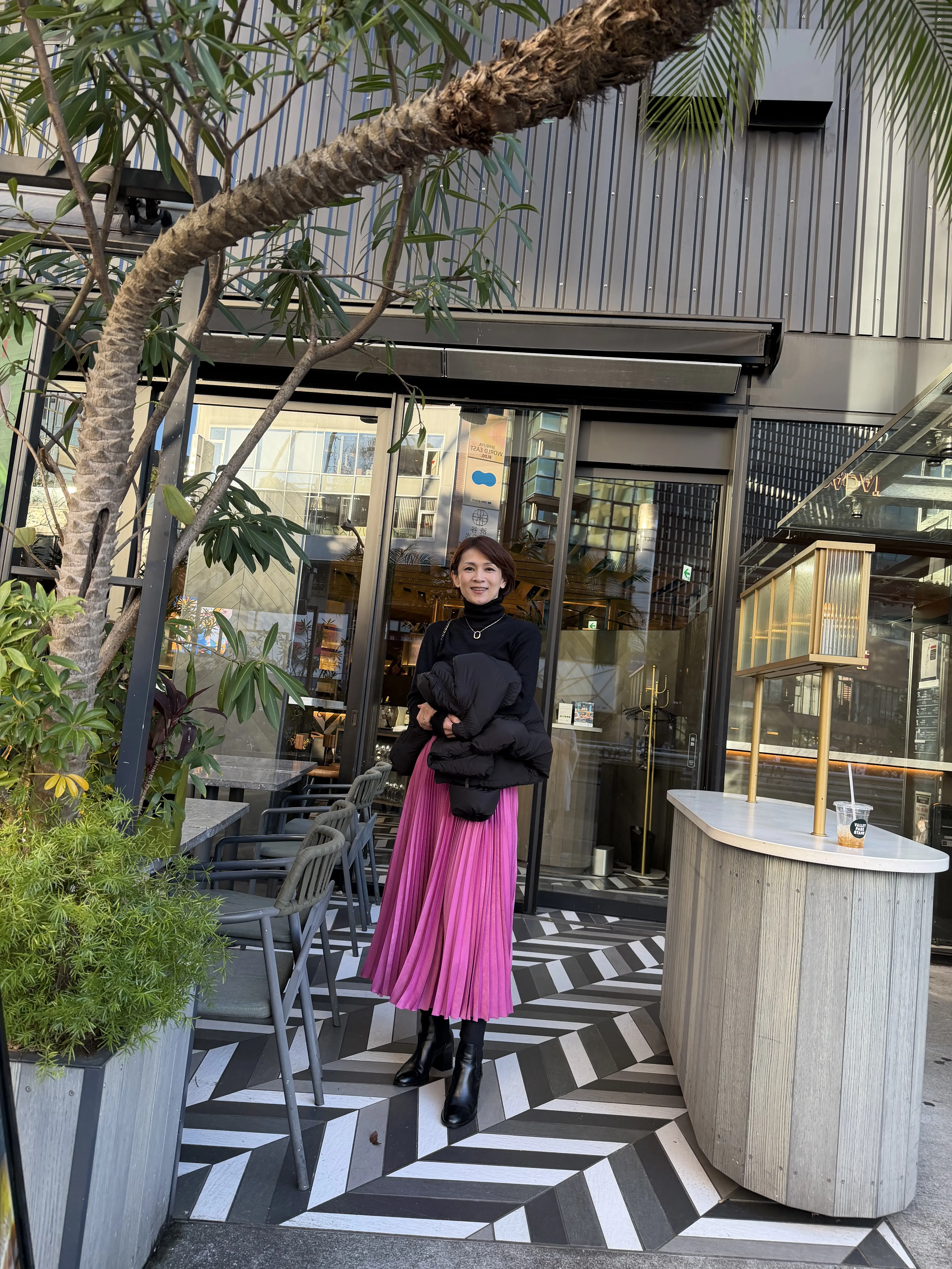 今年初のお出かけは、ピンクコーデでエスニック新年会_1_4