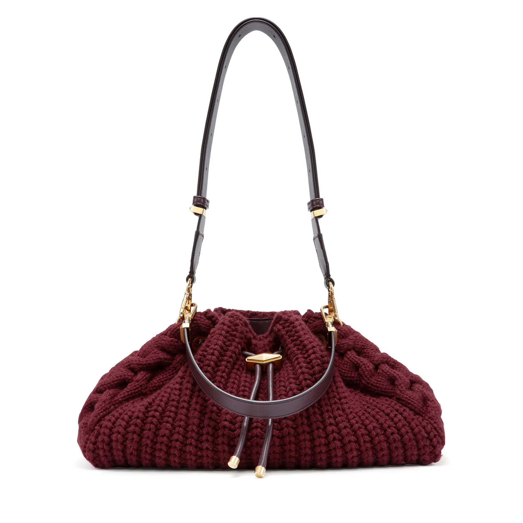 ジミーチュウ ニットバッグ「シンチ ミディアム」