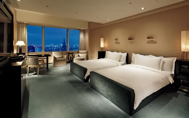 客室からも東京を見渡すすばらしい眺望が堪能できる