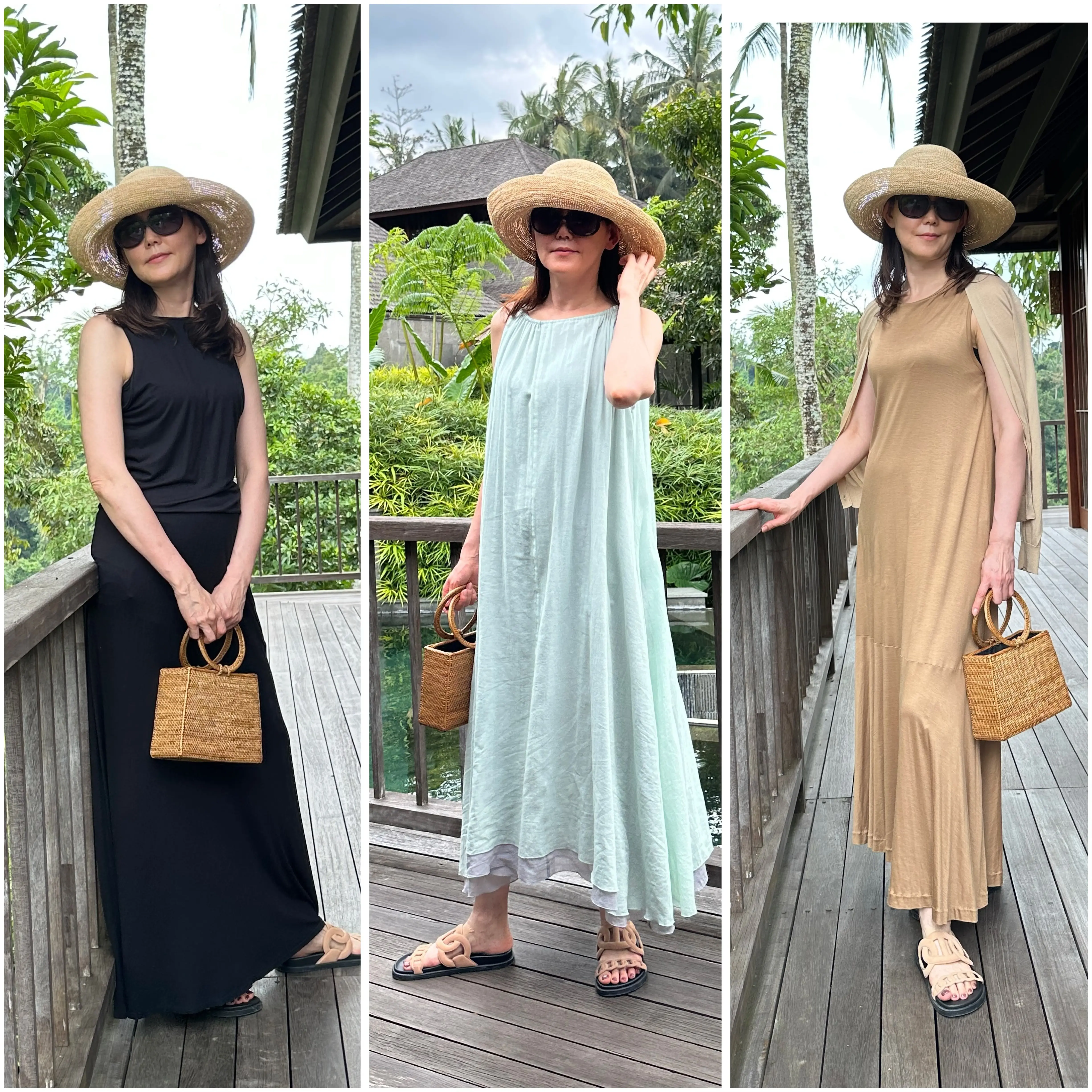 夏のリゾート旅には、楽ちん＆きれい見えのロングワンピースで
