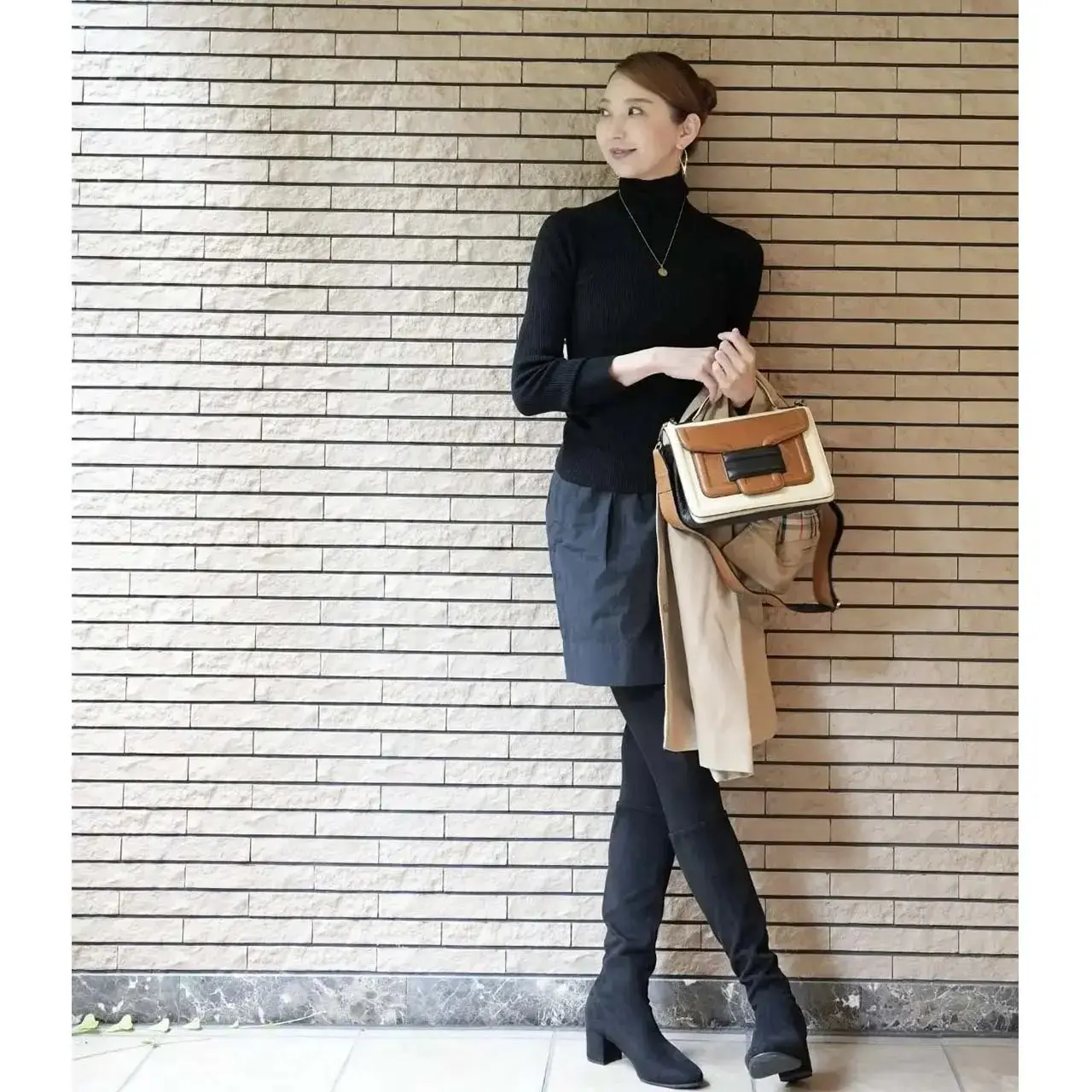 【50代タートルネックコーデ6選】ほどよいフィット感で首もとあったか！寒い季節の頼れるトップス