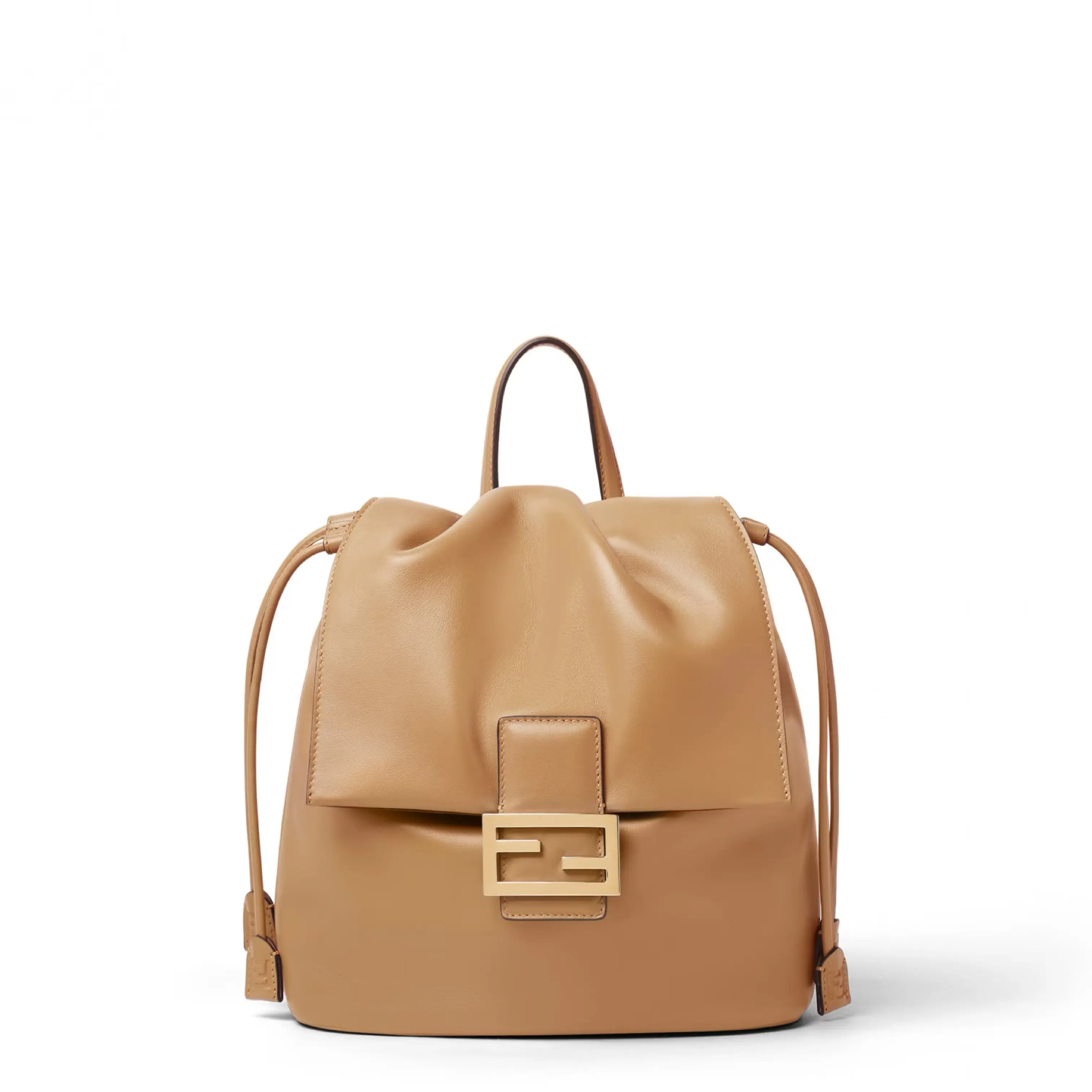 フェンディ バックパック カーフレザー ベージュ