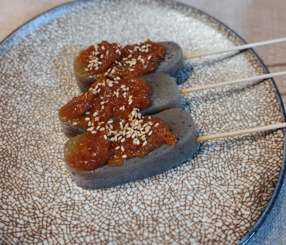 美濃焼き　かいらぎ
こんにゃくの田楽
