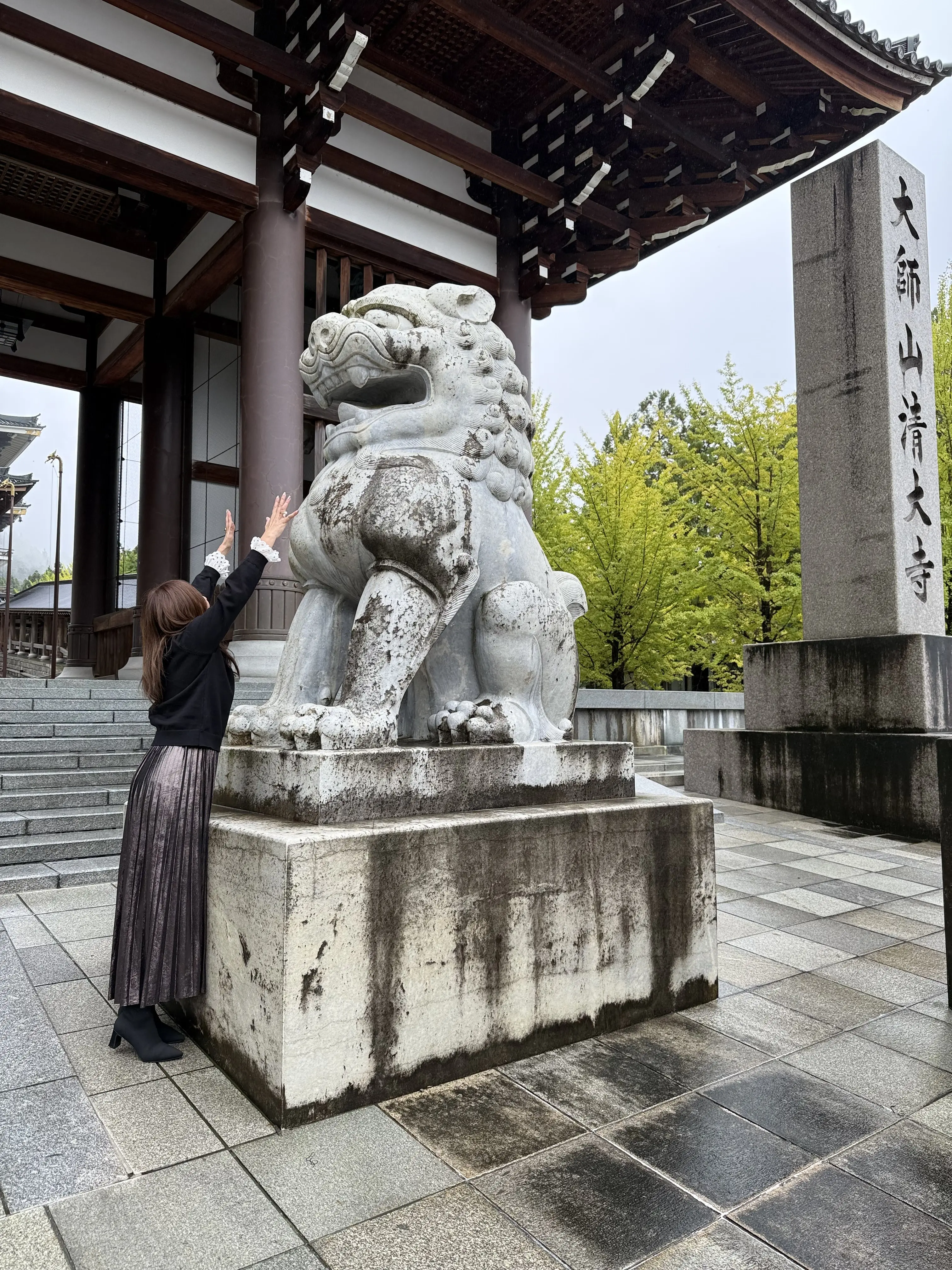 福井県　勝山市　大師山清大寺　越前大仏　五重の塔　福井観光　非日常スポット　観音様
