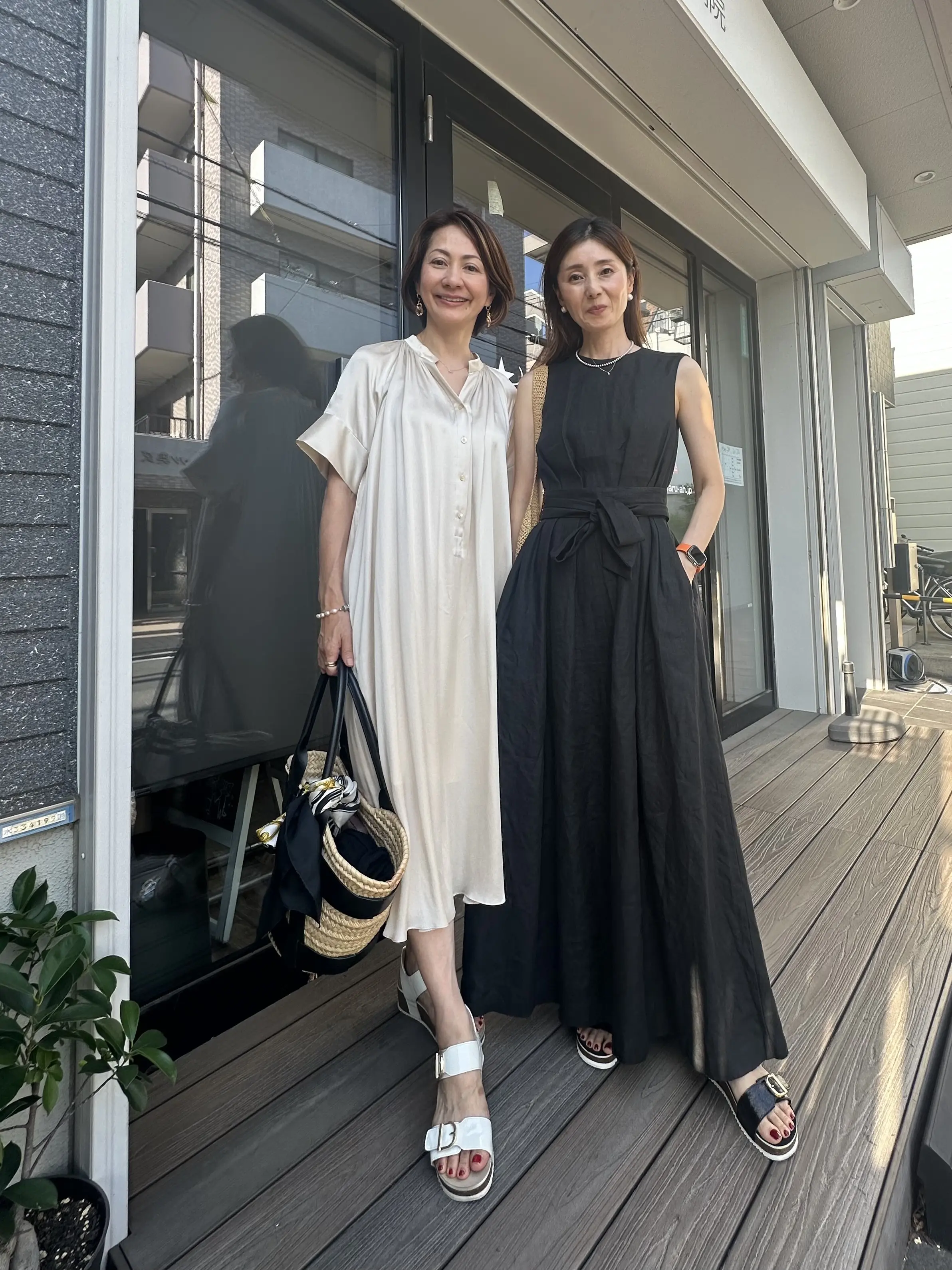 真夏の三者三様モノトーンコーデで世田谷散歩_1_11