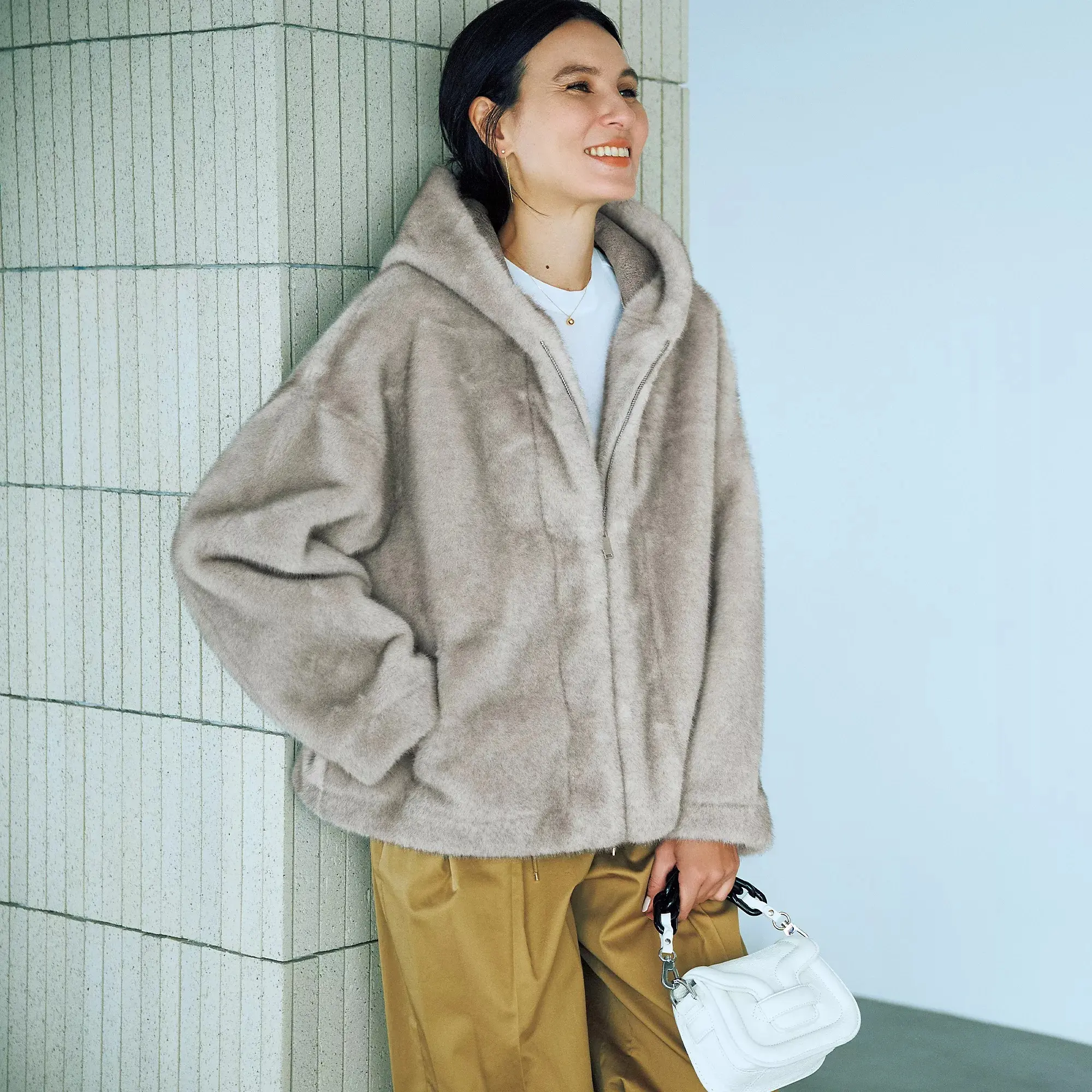 両面ともリュクスなうれしいリバーシブル仕様