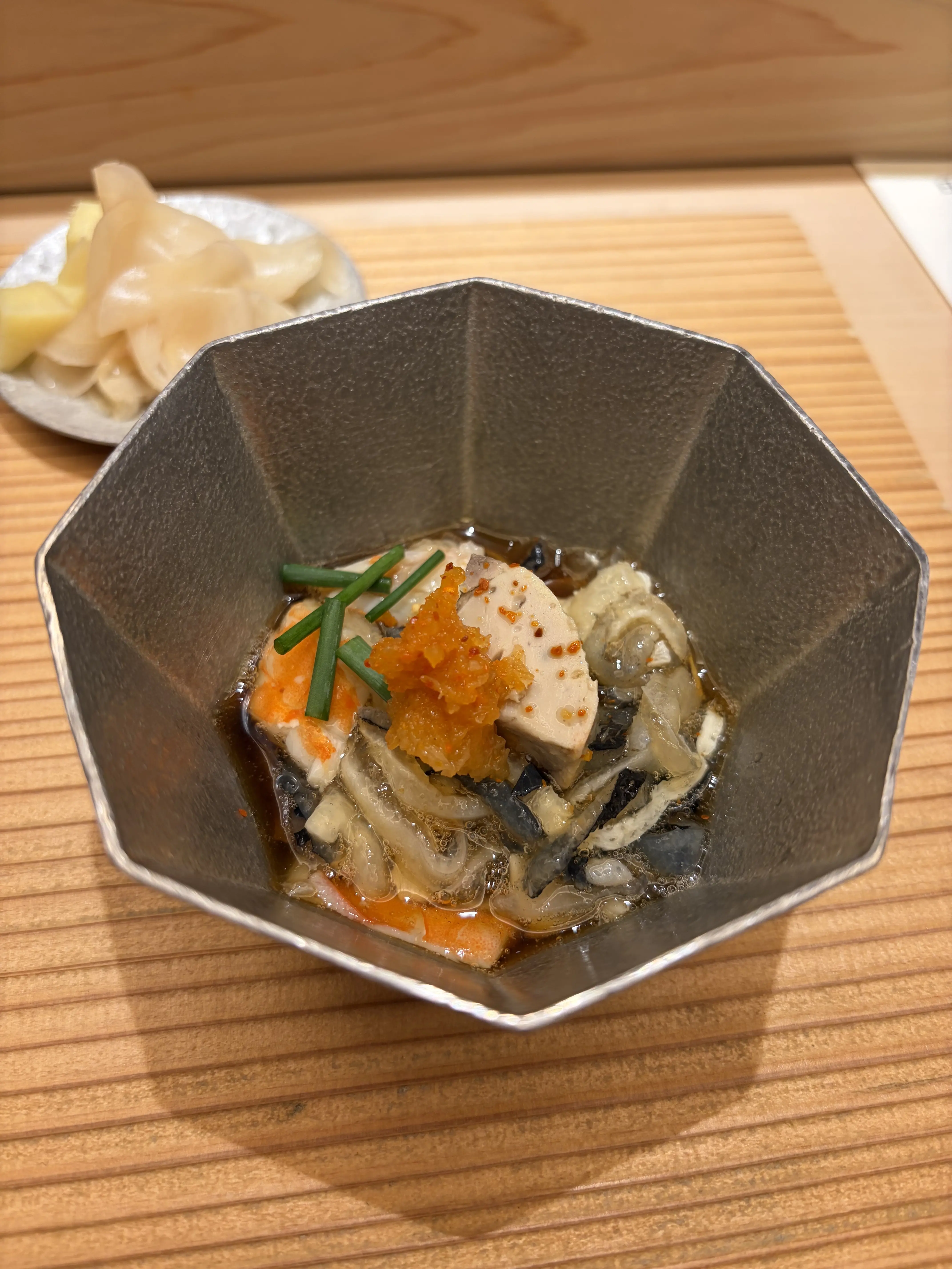 おまかせランチコースの季節の小鉢