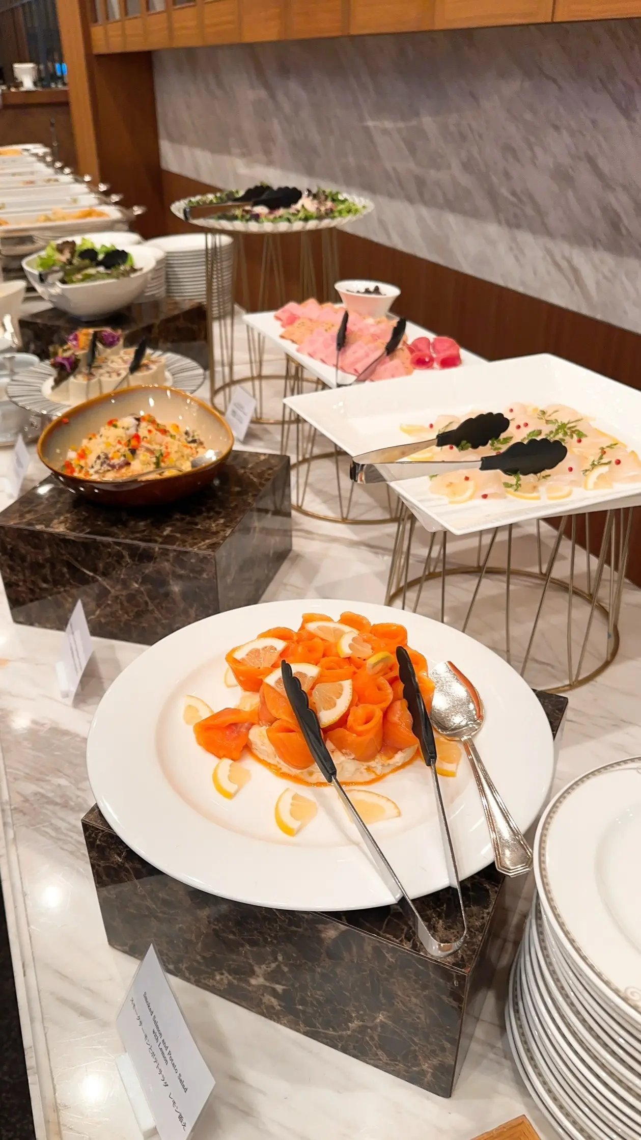 ザストリングス表参道会場内のお料理