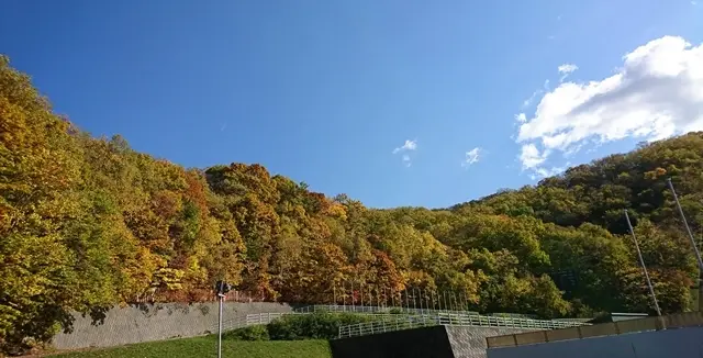宮の森ジャンプ競技場の紅葉