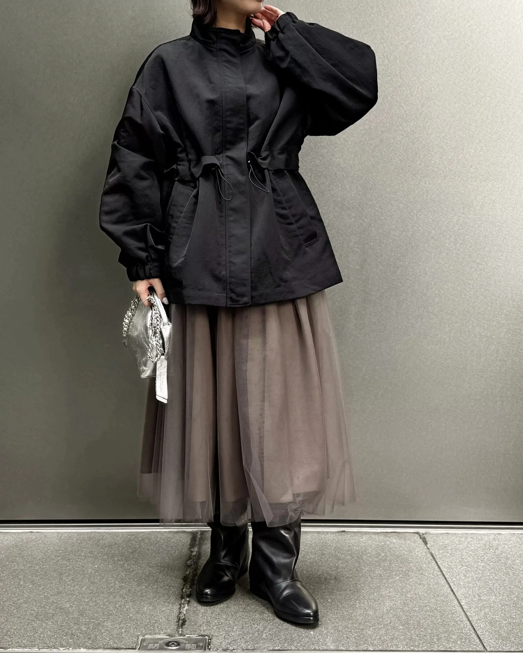 一枚あると心強い。ロングシーズン使える「撥水スタンドカラーブルゾン」【E by eclat・50代ファッション】_1_5